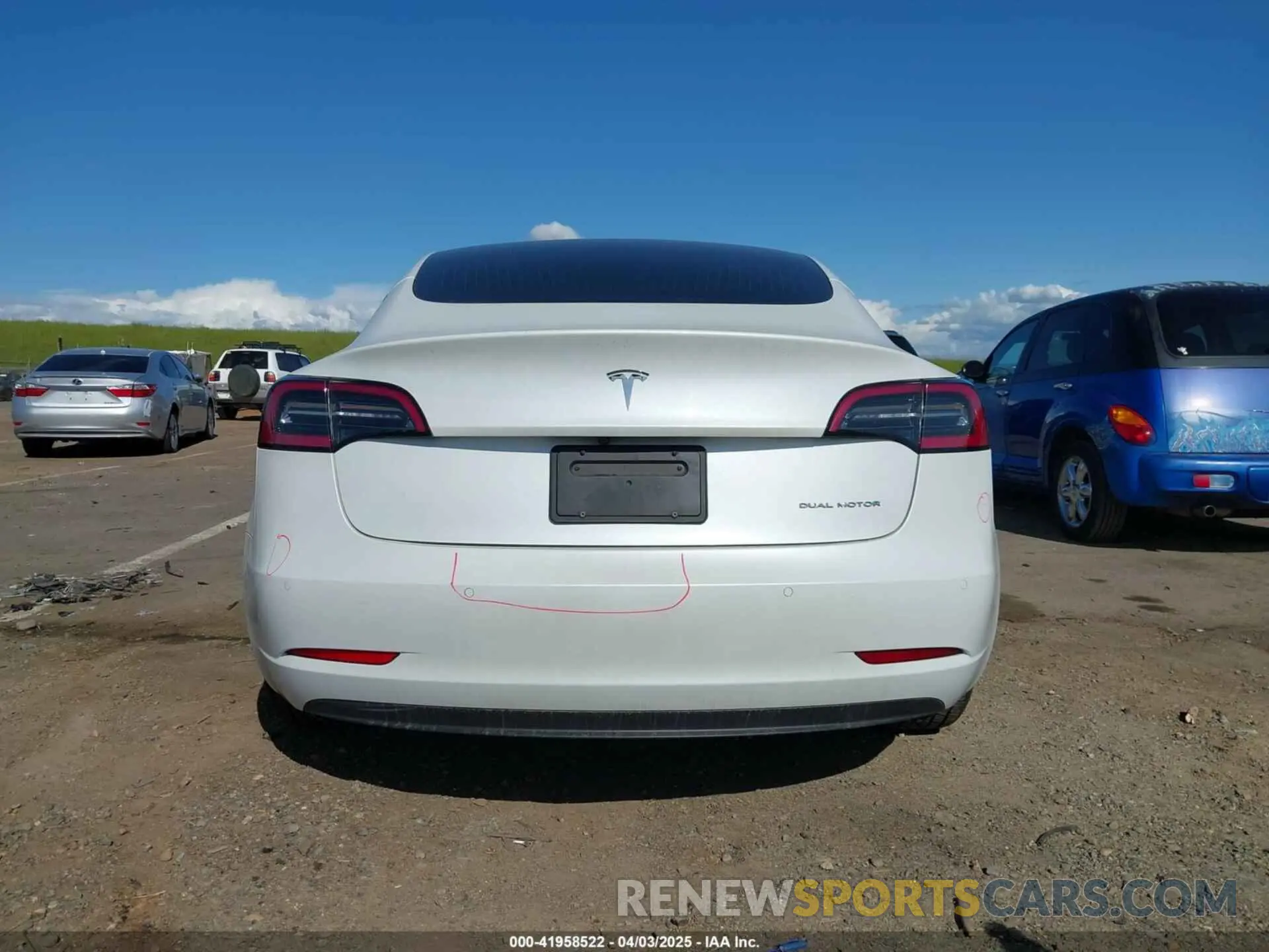 15 fotografías del automóvil dañado 5YJ3E1EB9LF783131 TESLA MODEL 3 2020