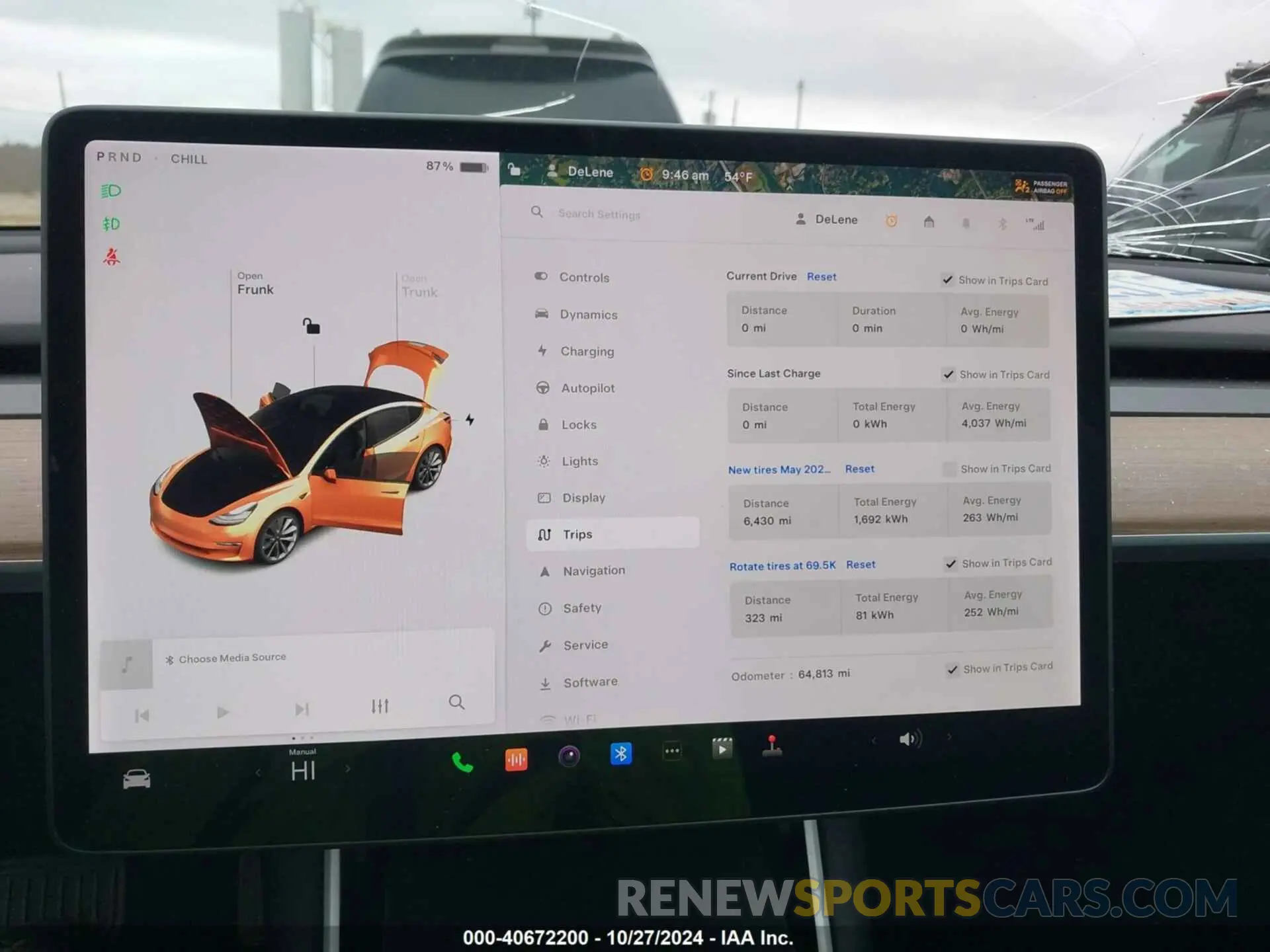 18 fotografías del automóvil dañado 5YJ3E1EB9LF787504 TESLA MODEL 3 2020