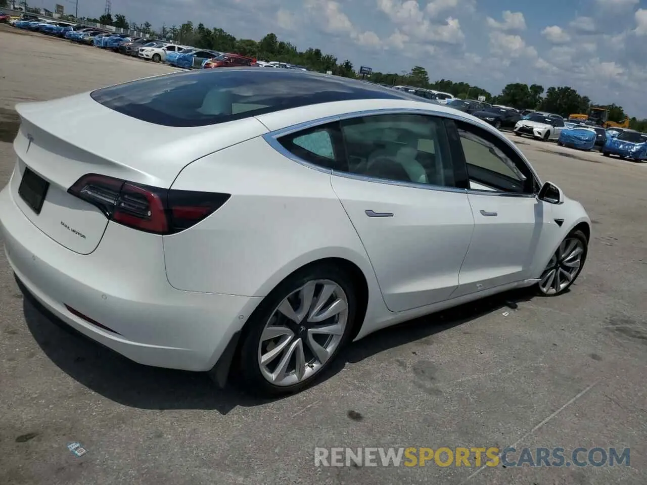 3 fotografías del automóvil dañado 5YJ3E1EB9LF788006 TESLA MODEL 3 2020