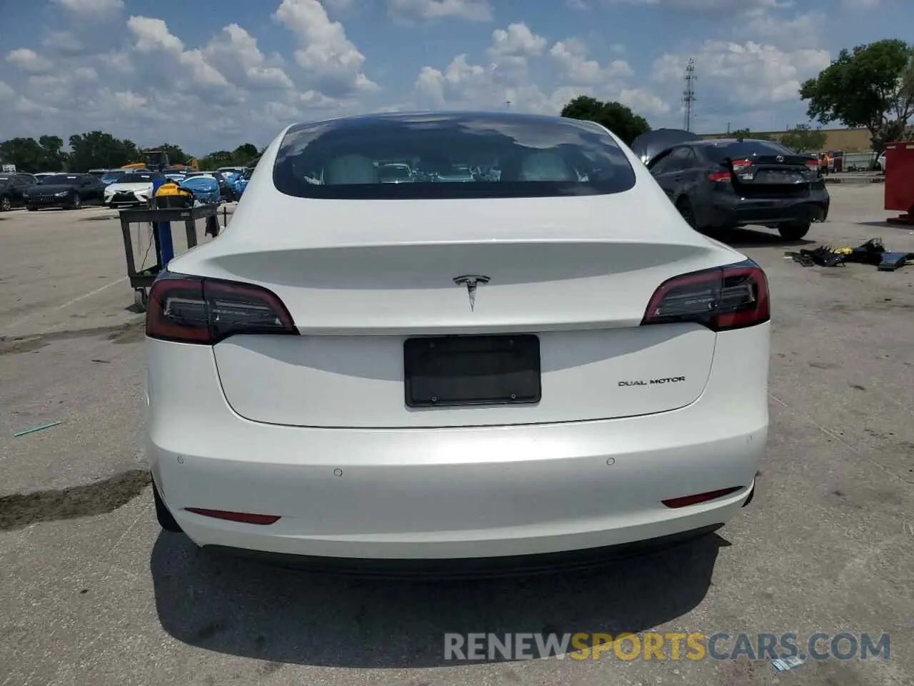 6 fotografías del automóvil dañado 5YJ3E1EB9LF788006 TESLA MODEL 3 2020