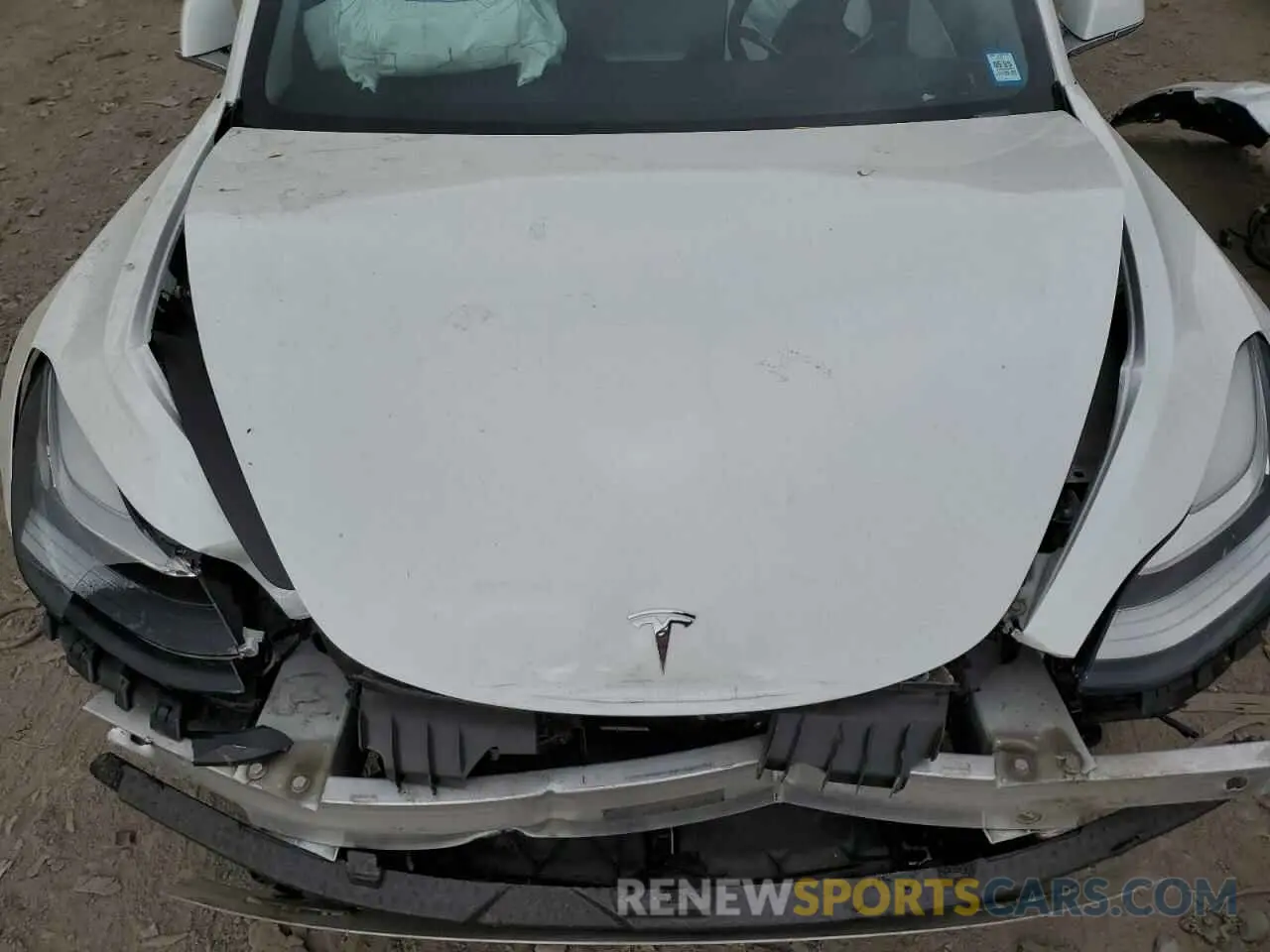 11 fotografías del automóvil dañado 5YJ3E1EB9LF796087 TESLA MODEL 3 2020