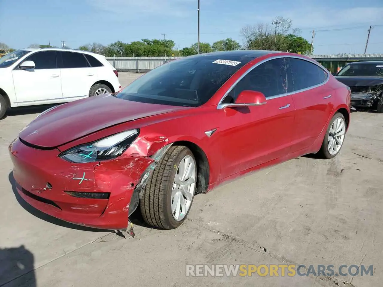 1 fotografías del automóvil dañado 5YJ3E1EB9LF801305 TESLA MODEL 3 2020
