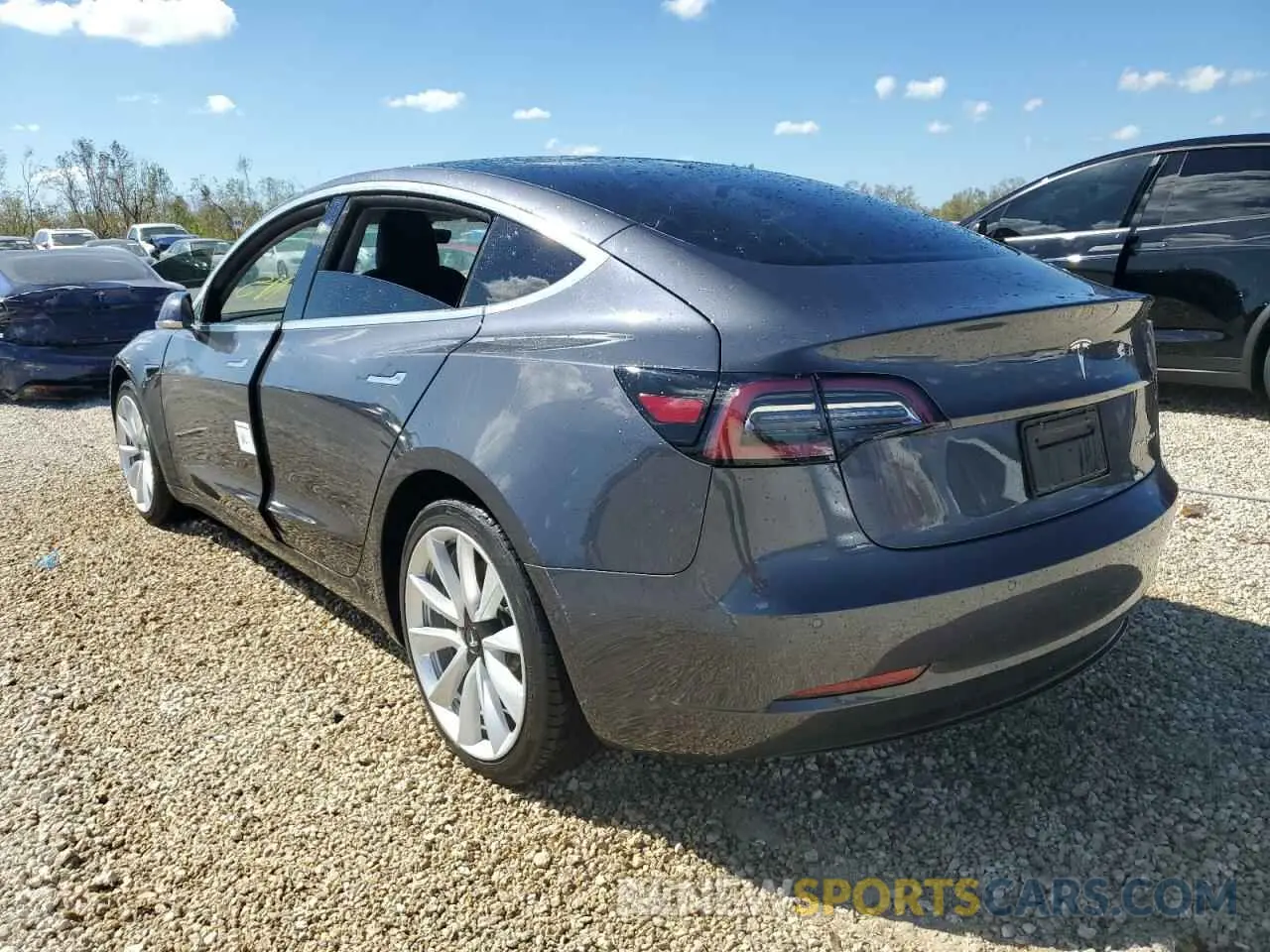 3 fotografías del automóvil dañado 5YJ3E1EBXLF589949 TESLA MODEL 3 2020