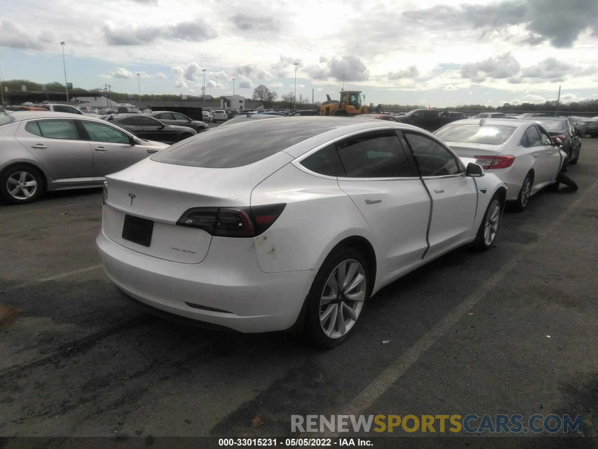 4 fotografías del automóvil dañado 5YJ3E1EBXLF621377 TESLA MODEL 3 2020