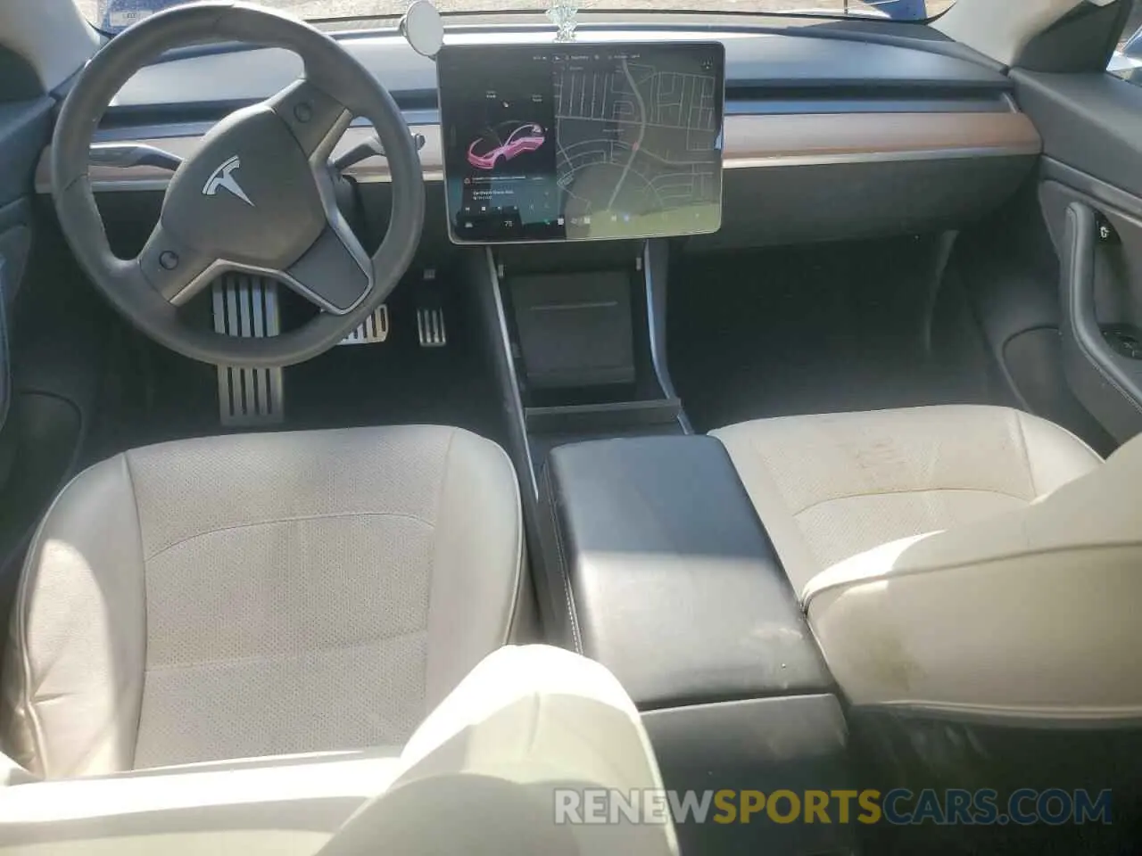 8 fotografías del automóvil dañado 5YJ3E1EBXLF636185 TESLA MODEL 3 2020