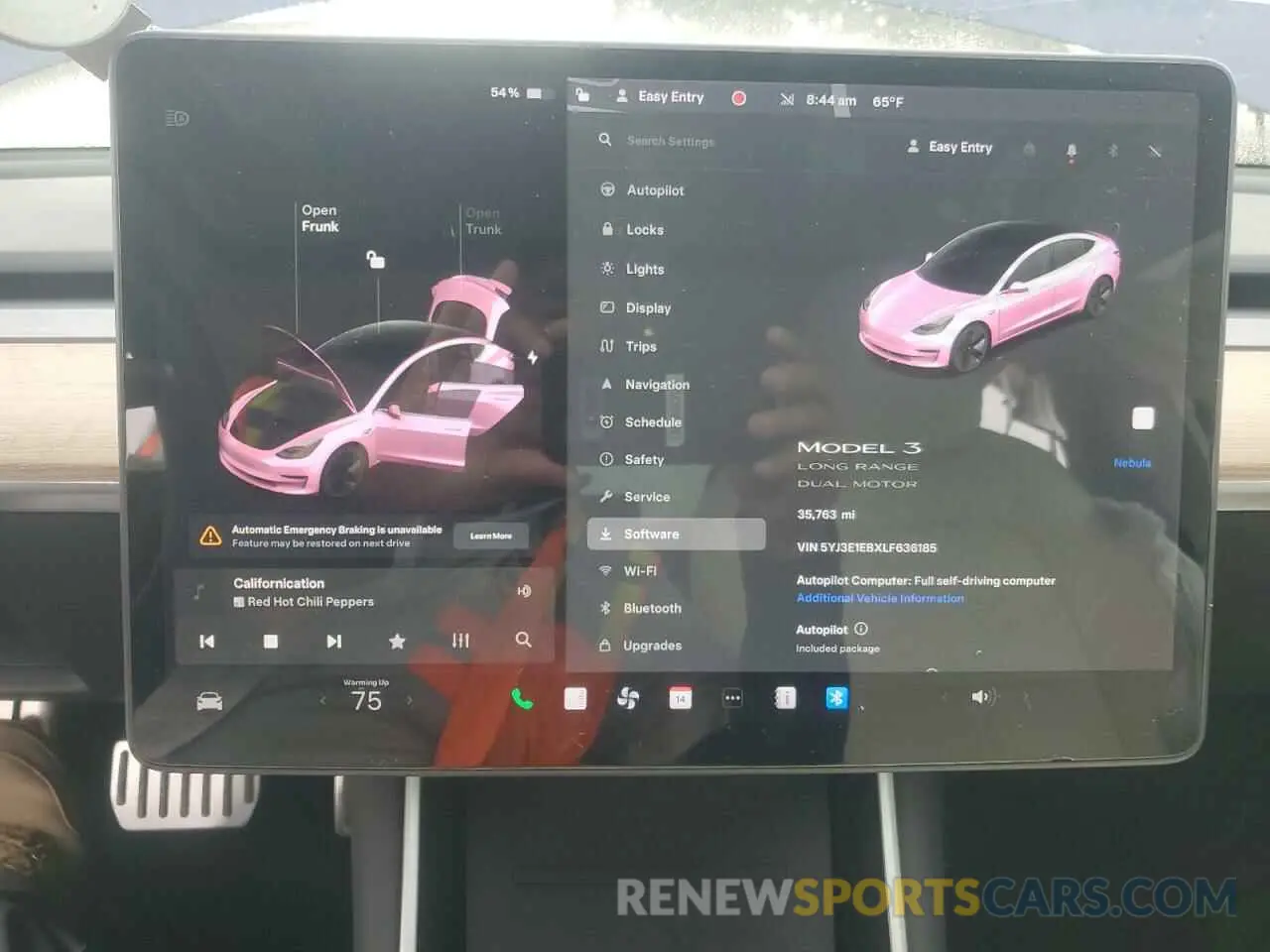 9 fotografías del automóvil dañado 5YJ3E1EBXLF636185 TESLA MODEL 3 2020