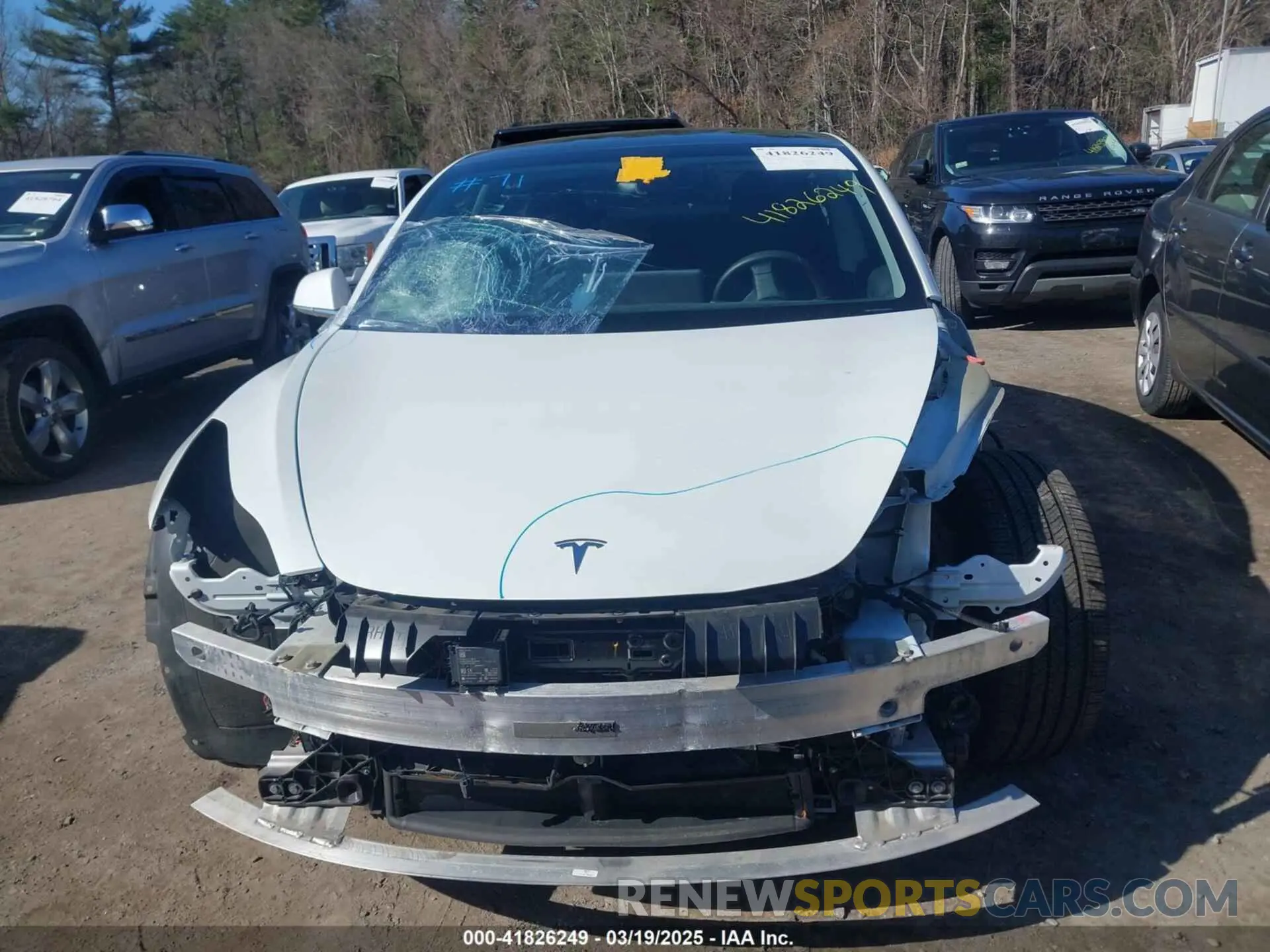 13 fotografías del automóvil dañado 5YJ3E1EBXLF636963 TESLA MODEL 3 2020