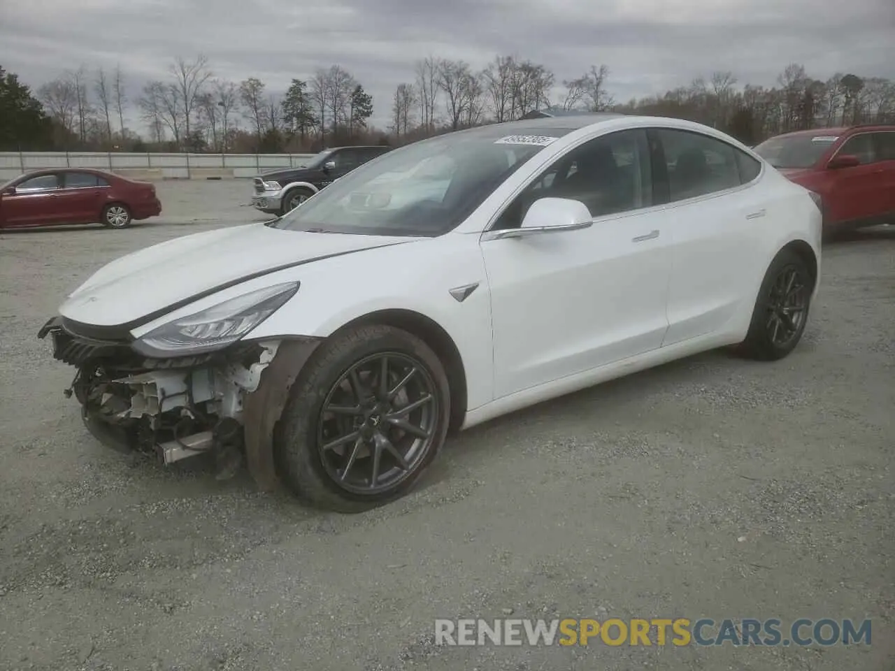1 fotografías del automóvil dañado 5YJ3E1EBXLF636977 TESLA MODEL 3 2020