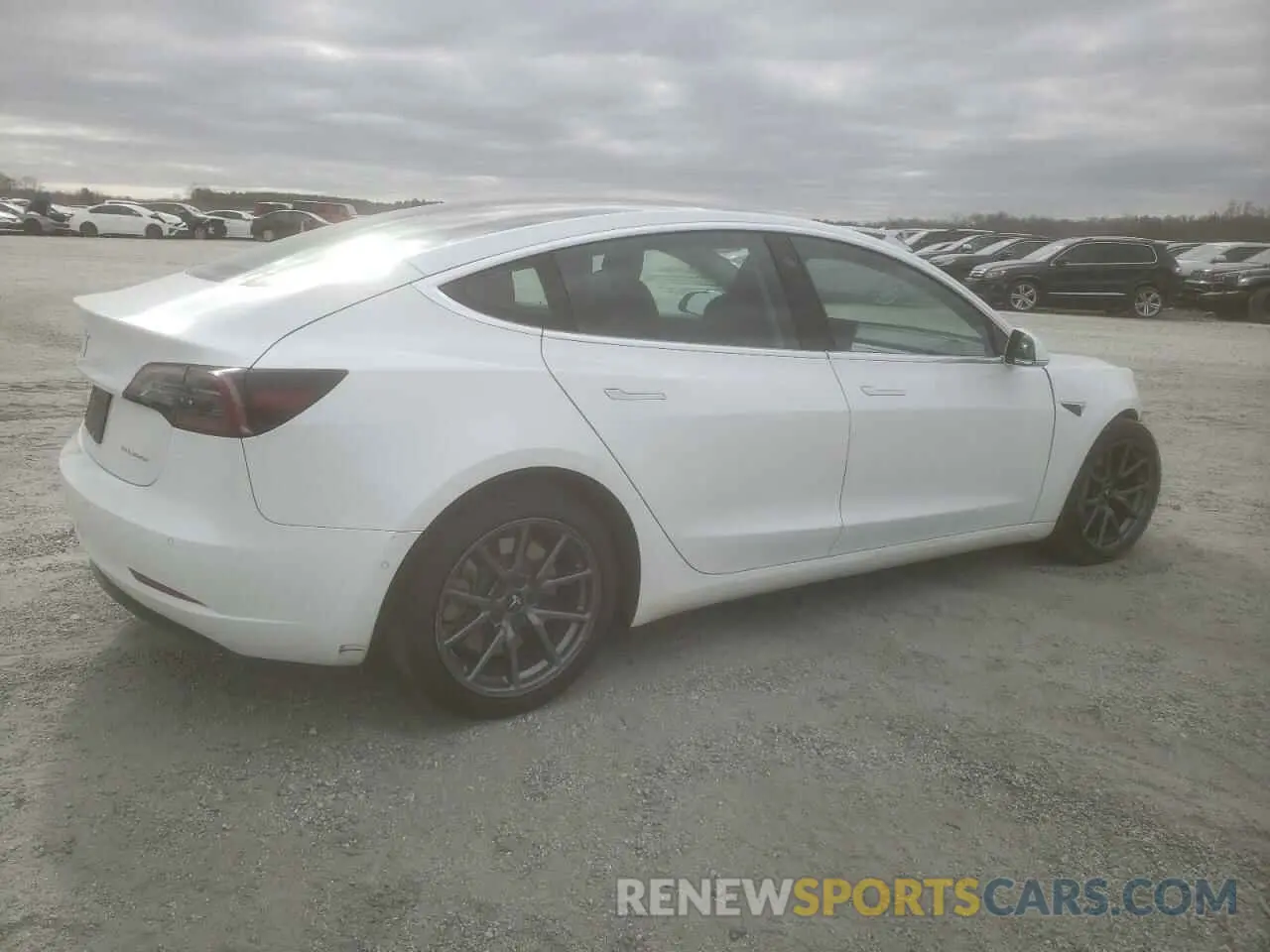 3 fotografías del automóvil dañado 5YJ3E1EBXLF636977 TESLA MODEL 3 2020