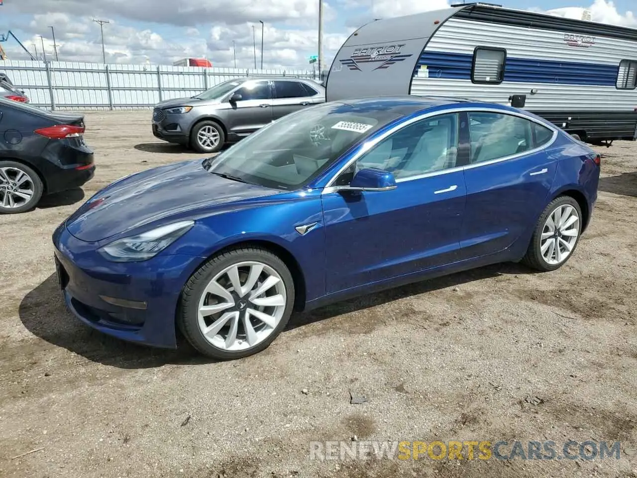 1 fotografías del automóvil dañado 5YJ3E1EBXLF640303 TESLA MODEL 3 2020