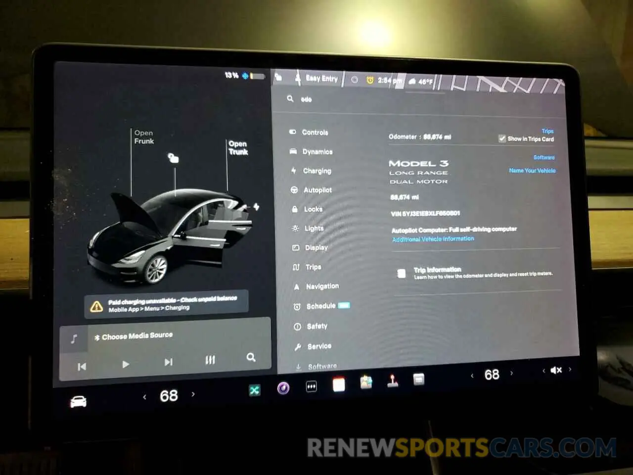 9 fotografías del automóvil dañado 5YJ3E1EBXLF650801 TESLA MODEL 3 2020