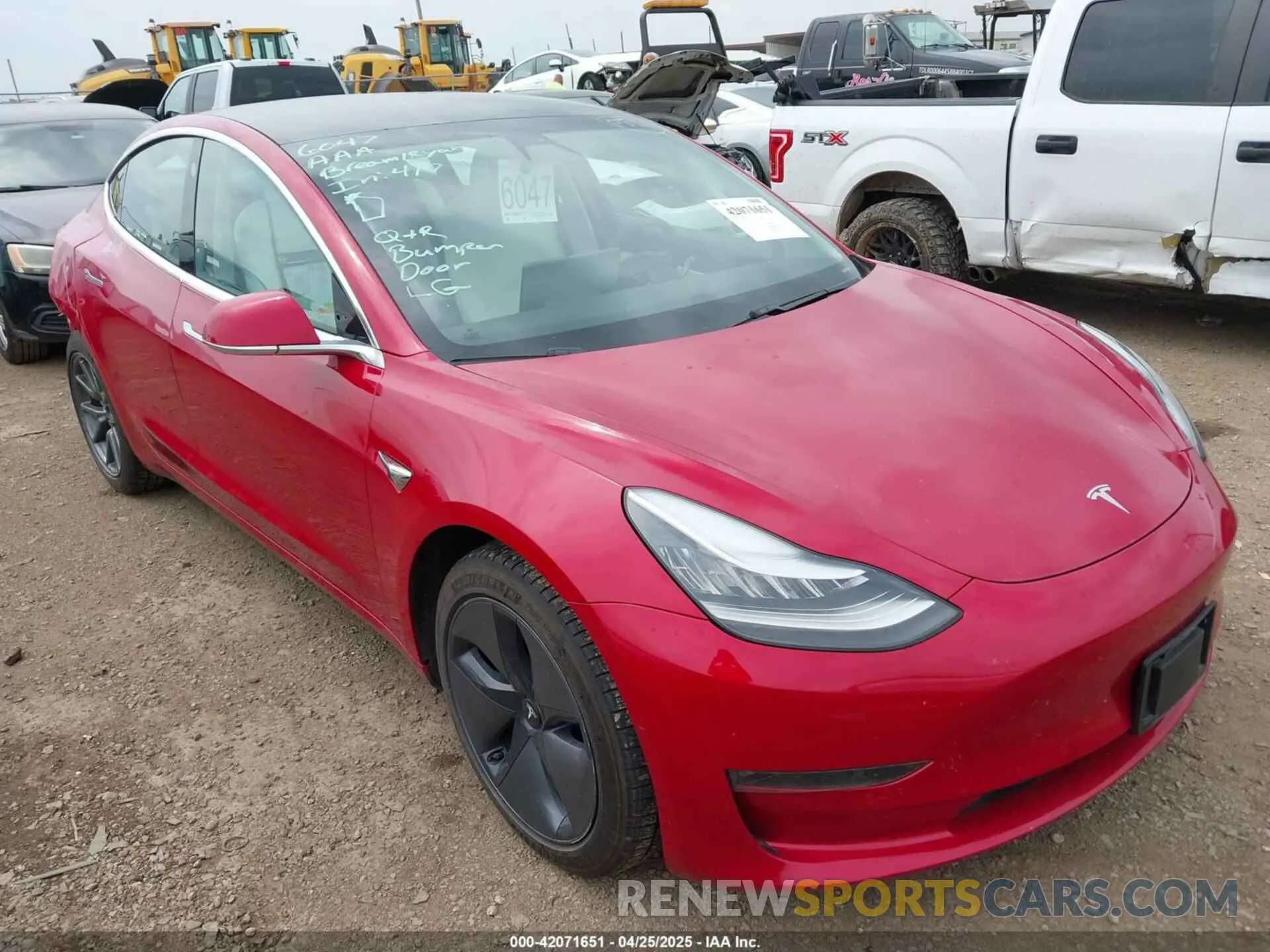 1 fotografías del automóvil dañado 5YJ3E1EBXLF651396 TESLA MODEL 3 2020
