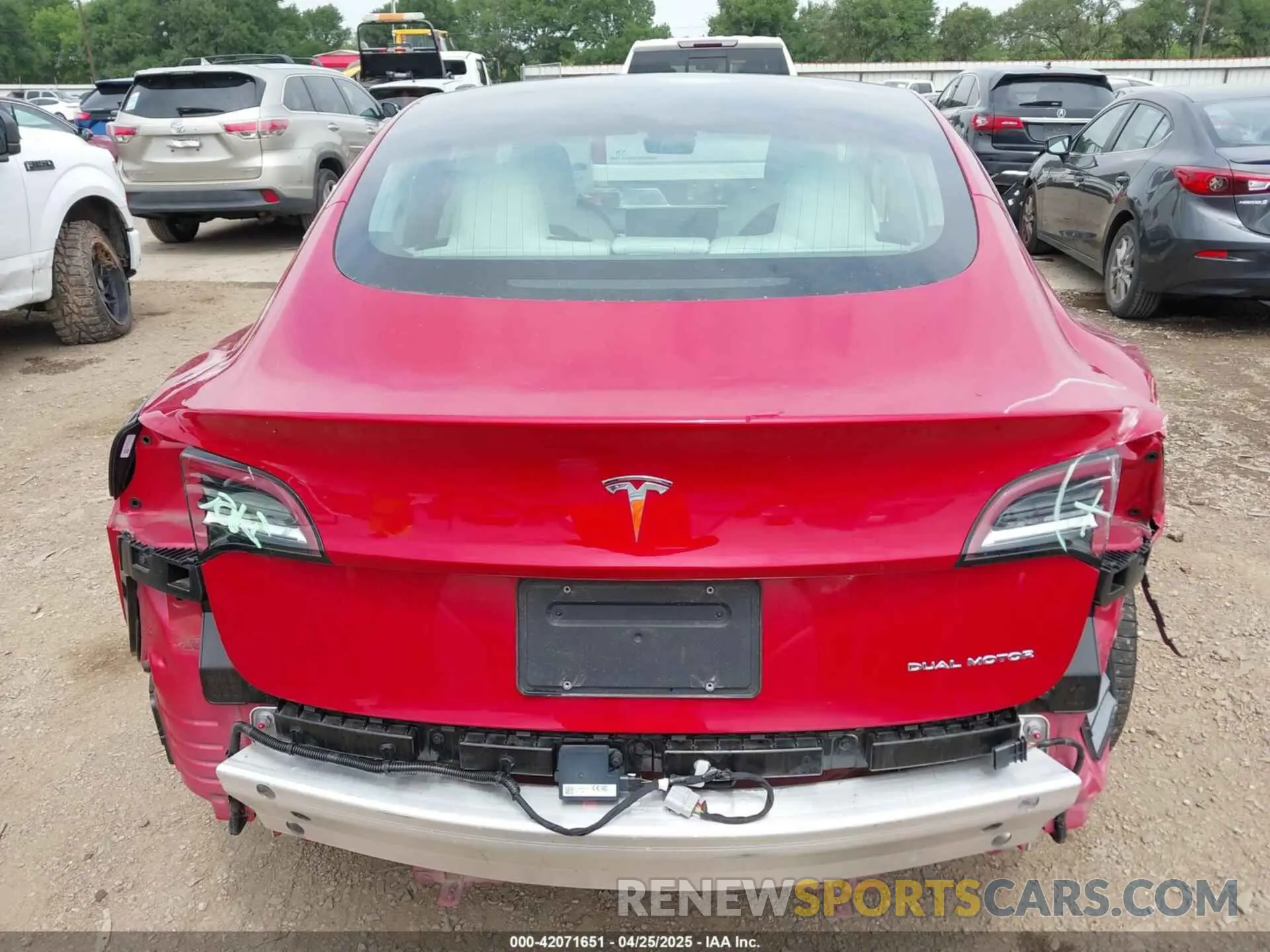 16 fotografías del automóvil dañado 5YJ3E1EBXLF651396 TESLA MODEL 3 2020