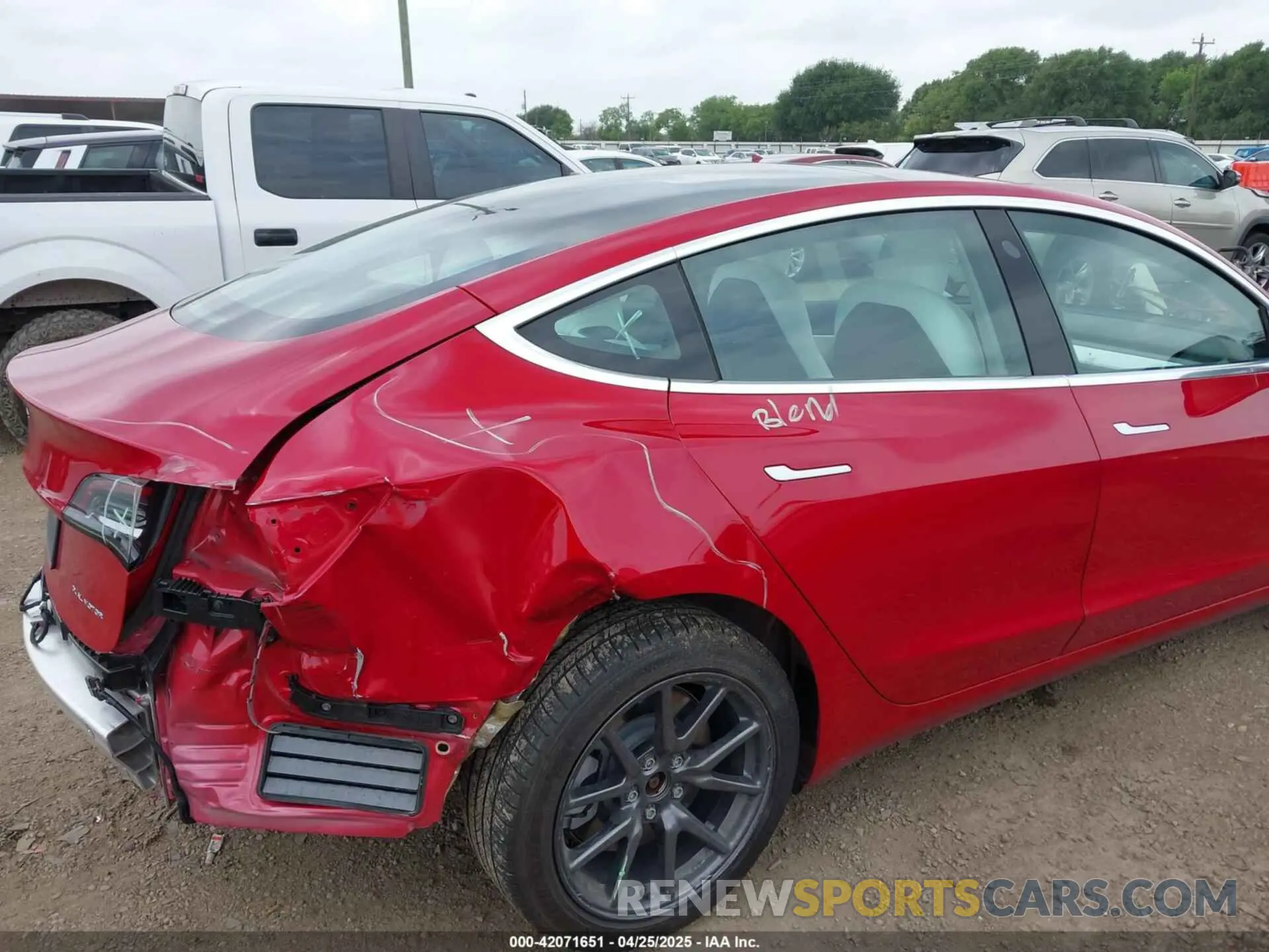 20 fotografías del automóvil dañado 5YJ3E1EBXLF651396 TESLA MODEL 3 2020