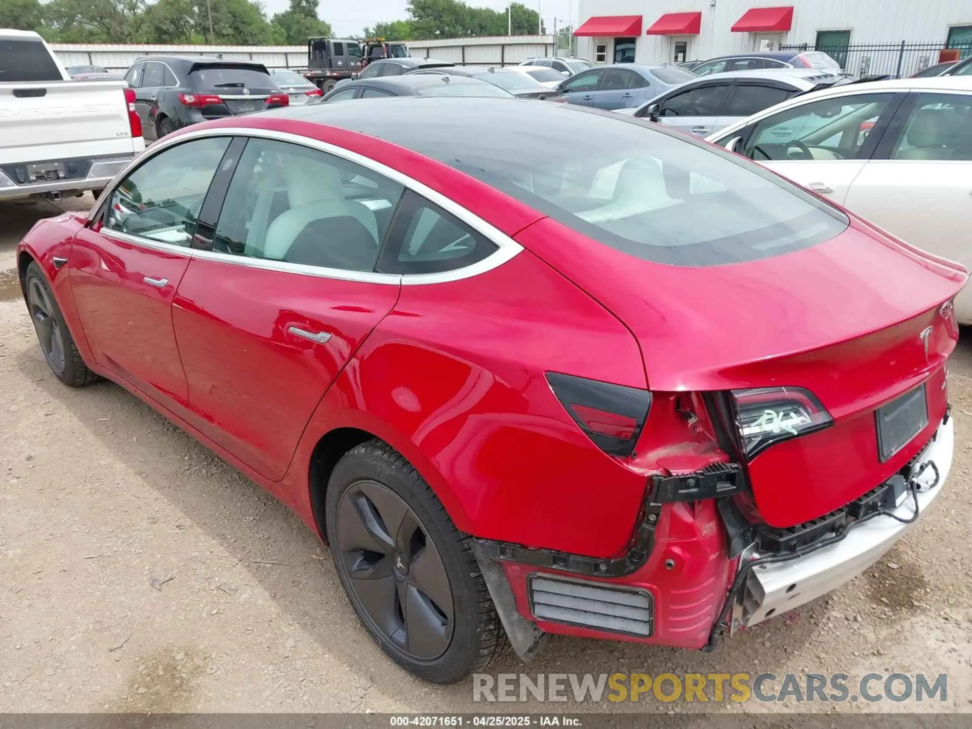 3 fotografías del automóvil dañado 5YJ3E1EBXLF651396 TESLA MODEL 3 2020