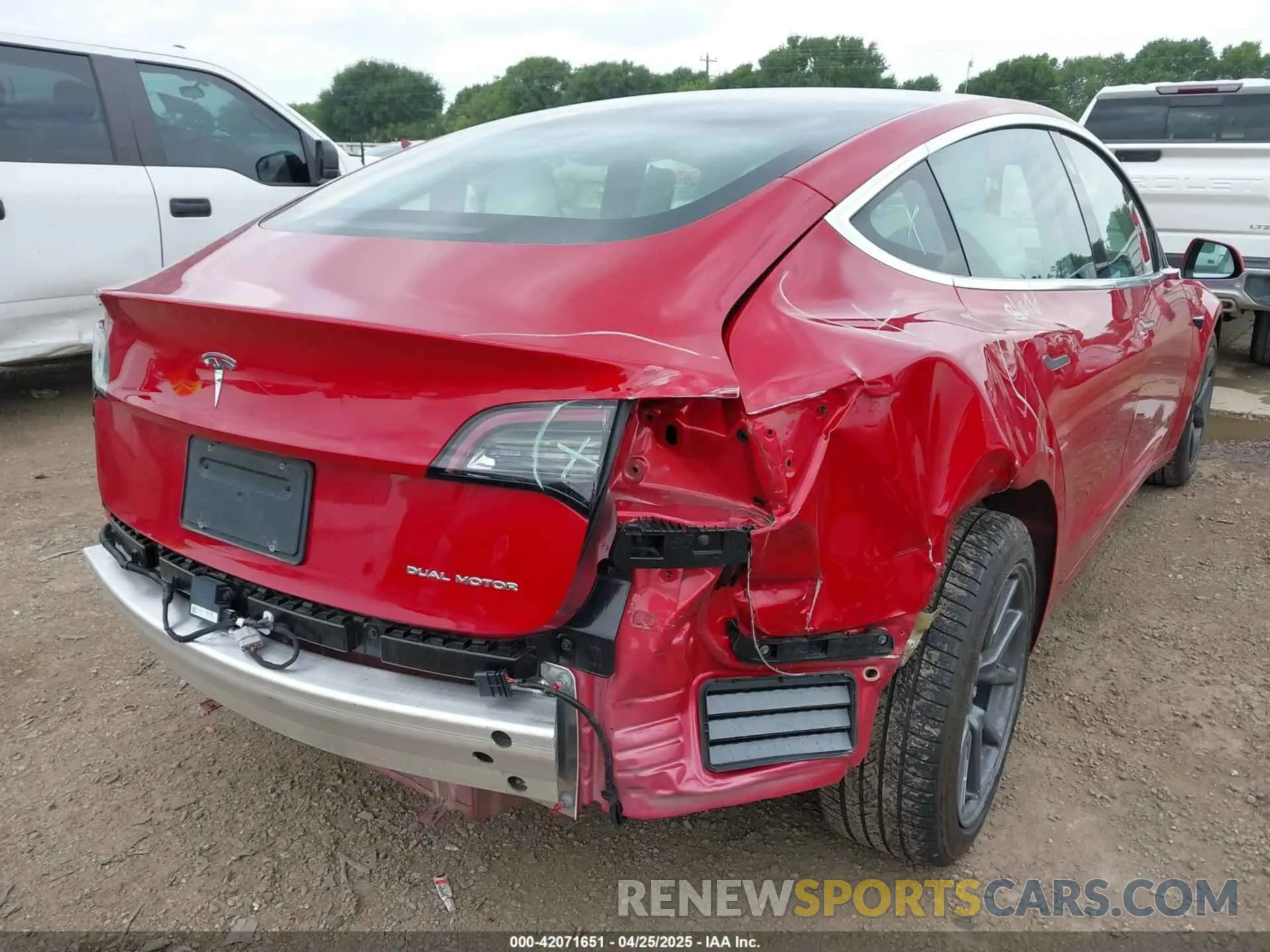 6 fotografías del automóvil dañado 5YJ3E1EBXLF651396 TESLA MODEL 3 2020