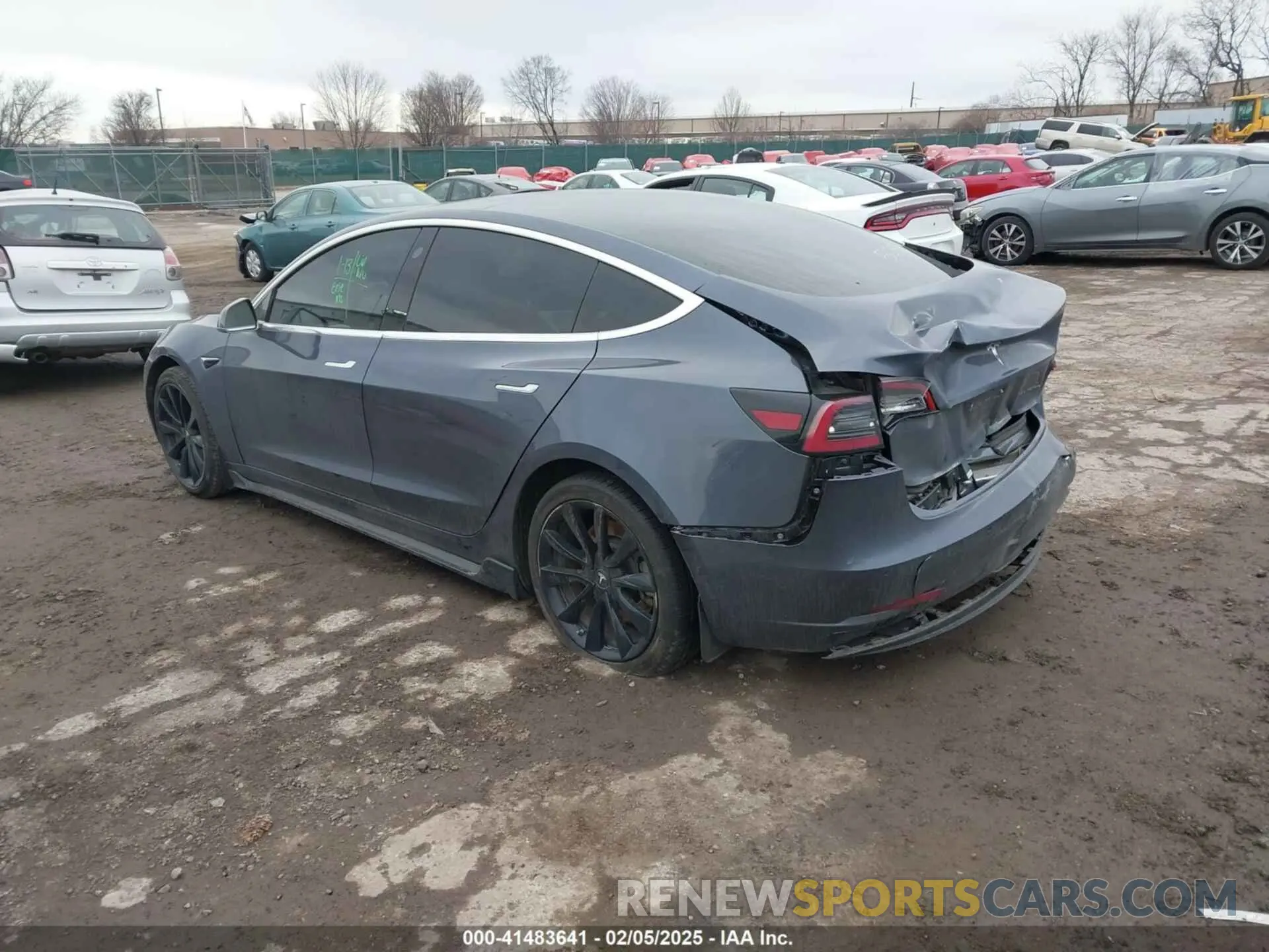 3 fotografías del automóvil dañado 5YJ3E1EBXLF668764 TESLA MODEL 3 2020