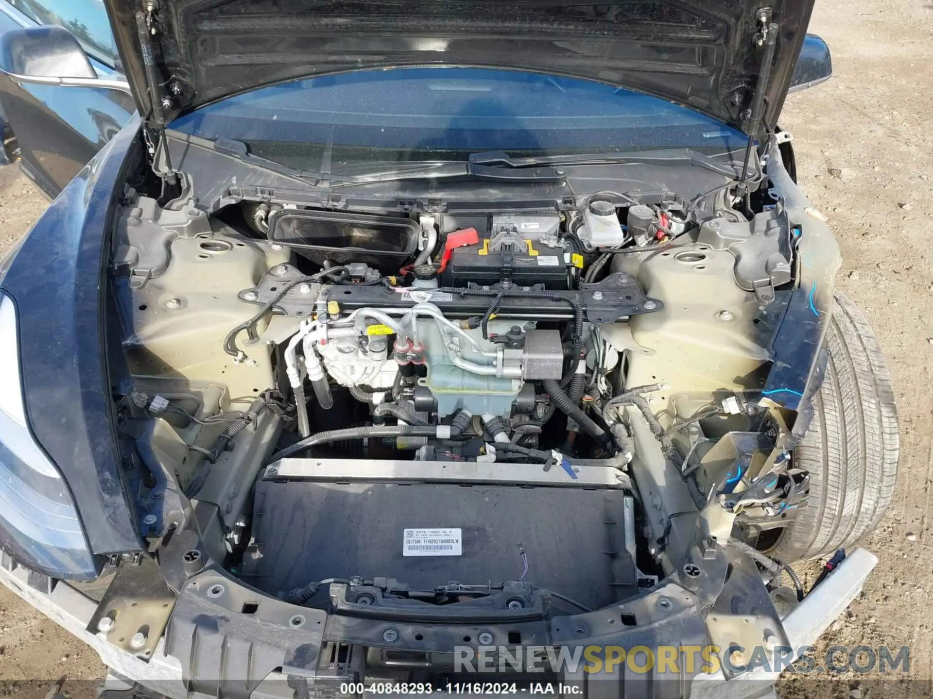 10 fotografías del automóvil dañado 5YJ3E1EBXLF764085 TESLA MODEL 3 2020