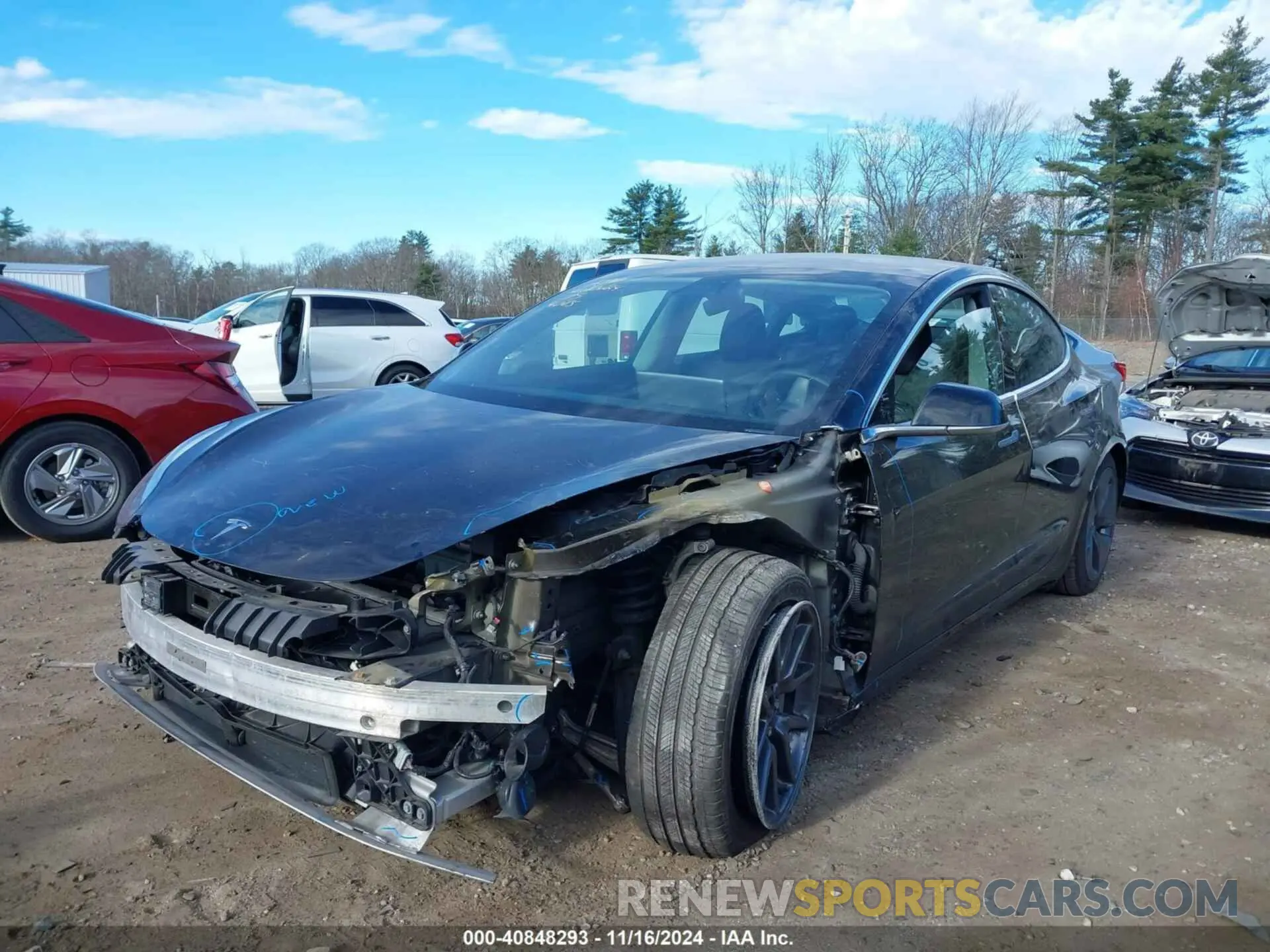 6 fotografías del automóvil dañado 5YJ3E1EBXLF764085 TESLA MODEL 3 2020