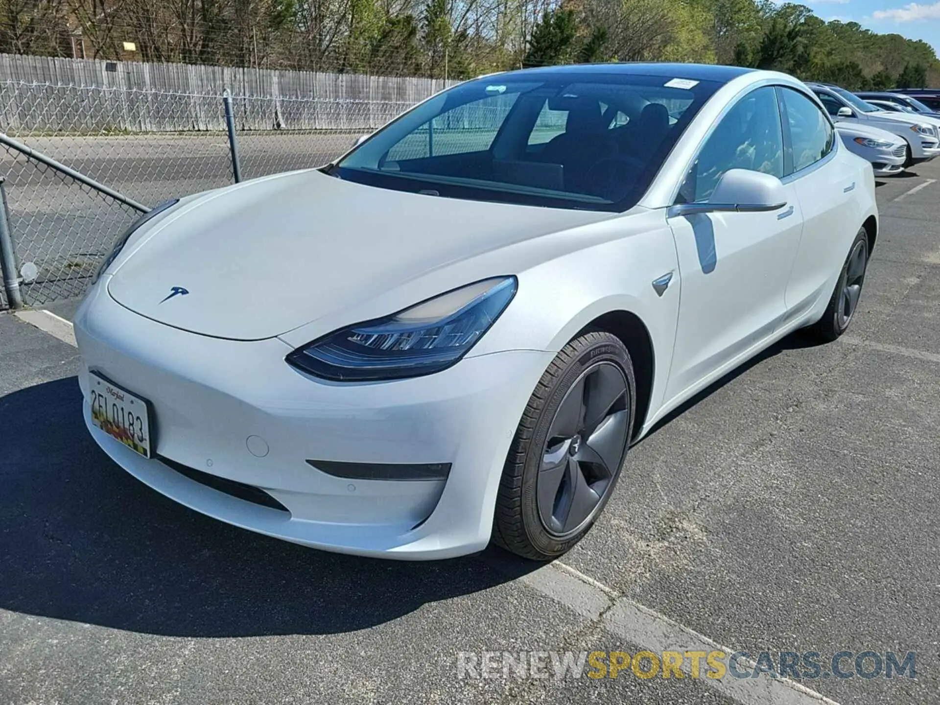 4 fotografías del automóvil dañado 5YJ3E1EBXLF795059 TESLA MODEL 3 2020