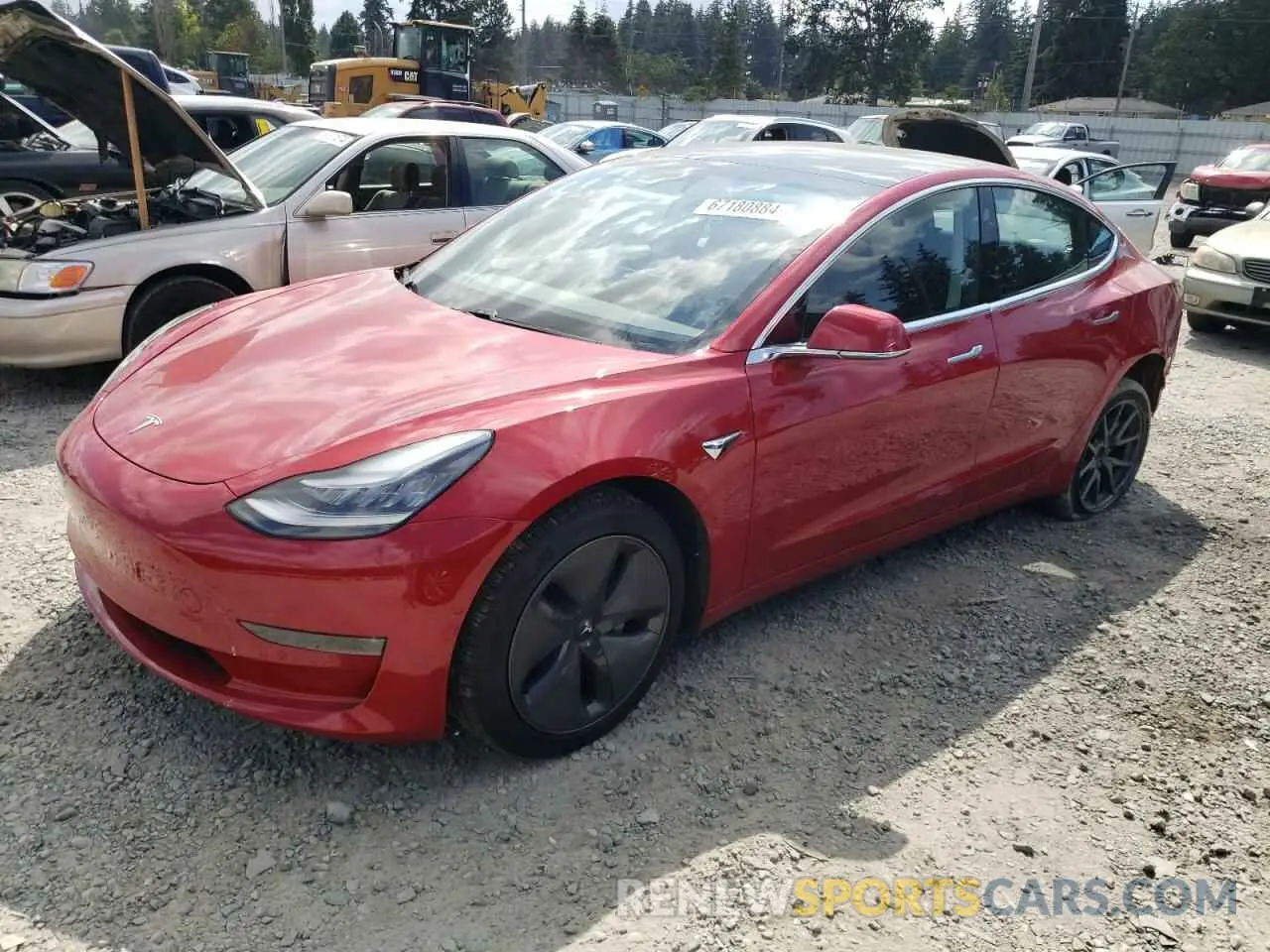 1 fotografías del automóvil dañado 5YJ3E1EBXLF800874 TESLA MODEL 3 2020