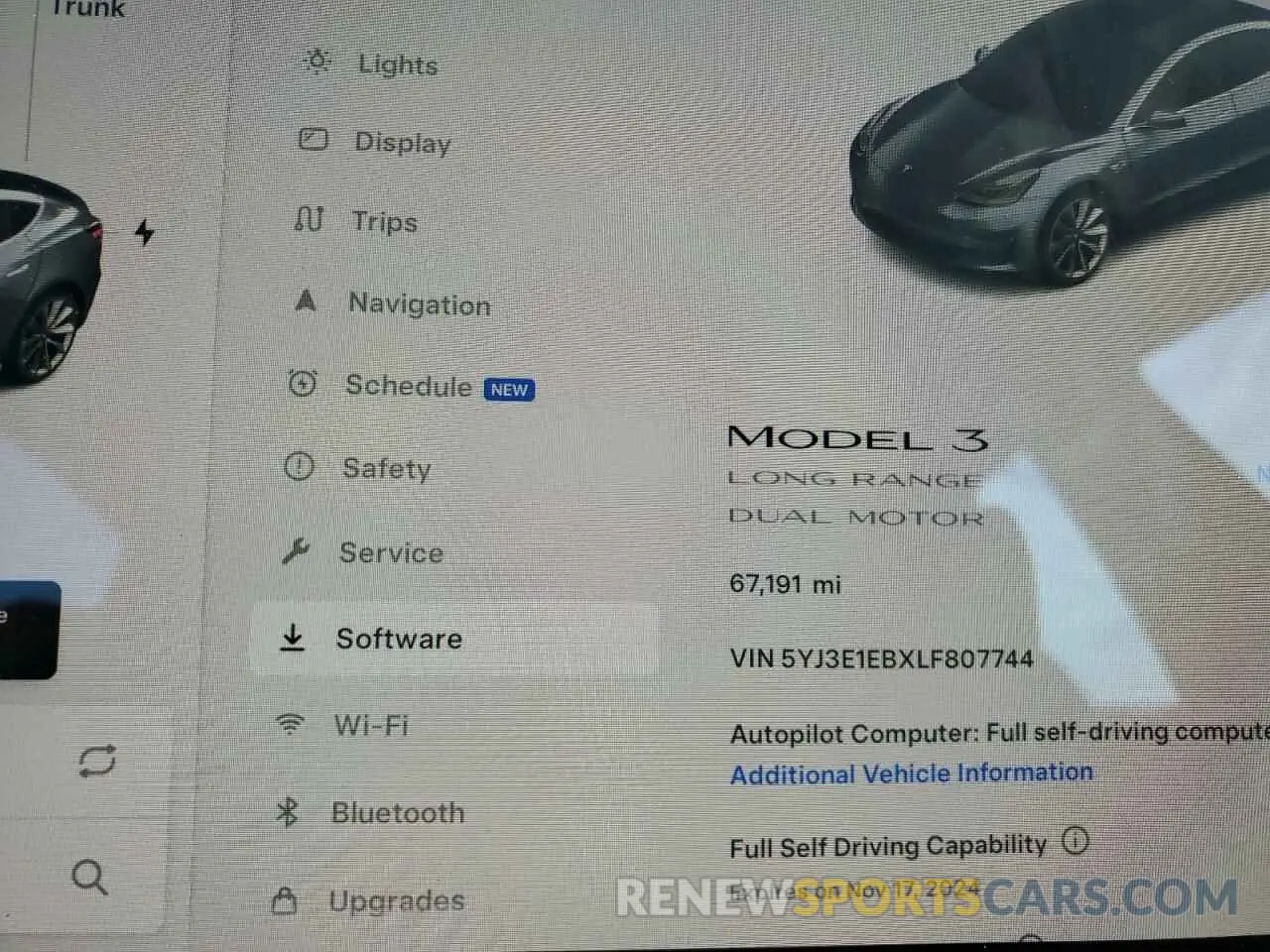 9 fotografías del automóvil dañado 5YJ3E1EBXLF807744 TESLA MODEL 3 2020