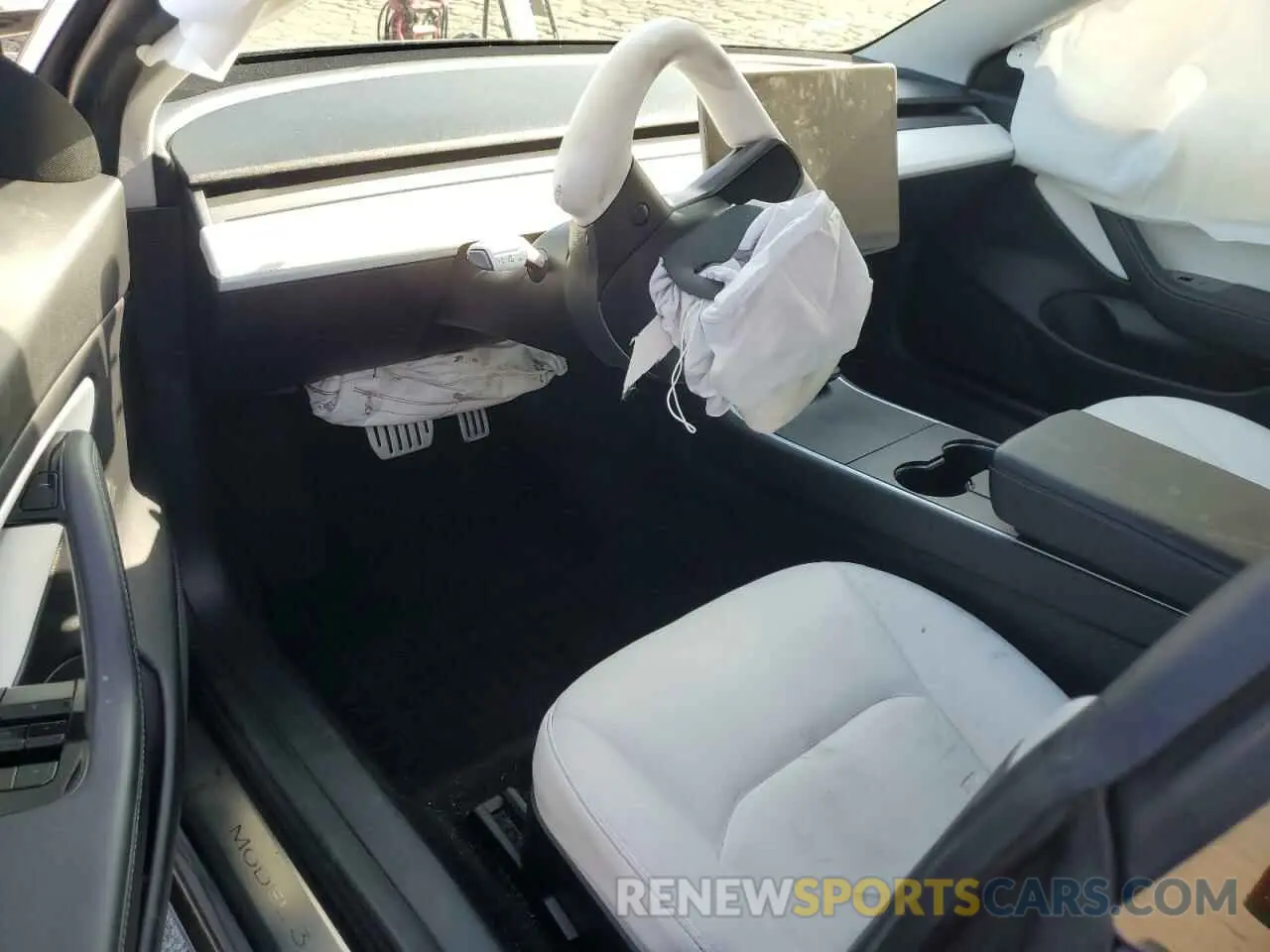 8 fotografías del automóvil dañado 5YJ3E1EC0LF714594 TESLA MODEL 3 2020