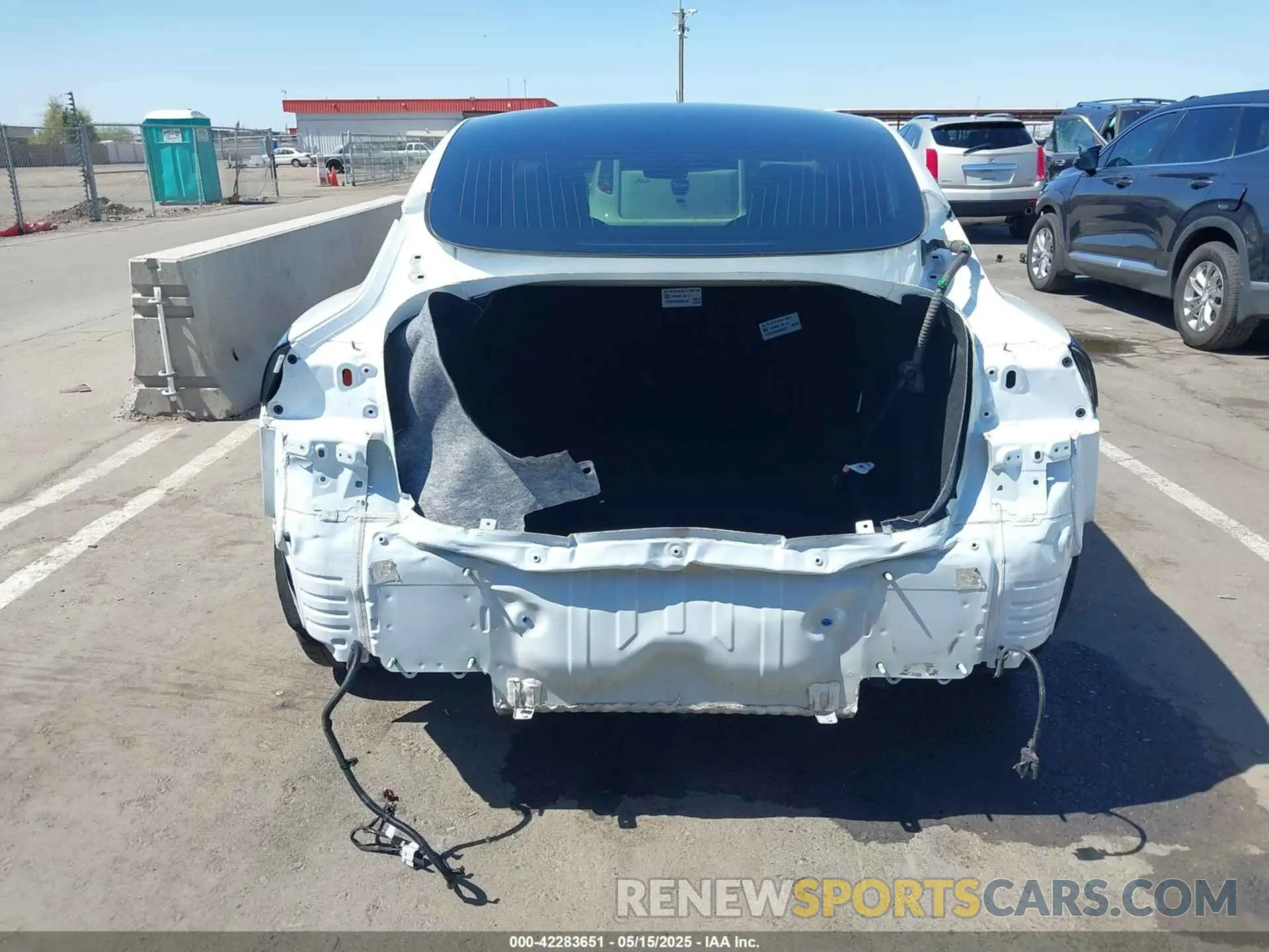 6 fotografías del automóvil dañado 5YJ3E1EC1LF719240 TESLA MODEL 3 2020