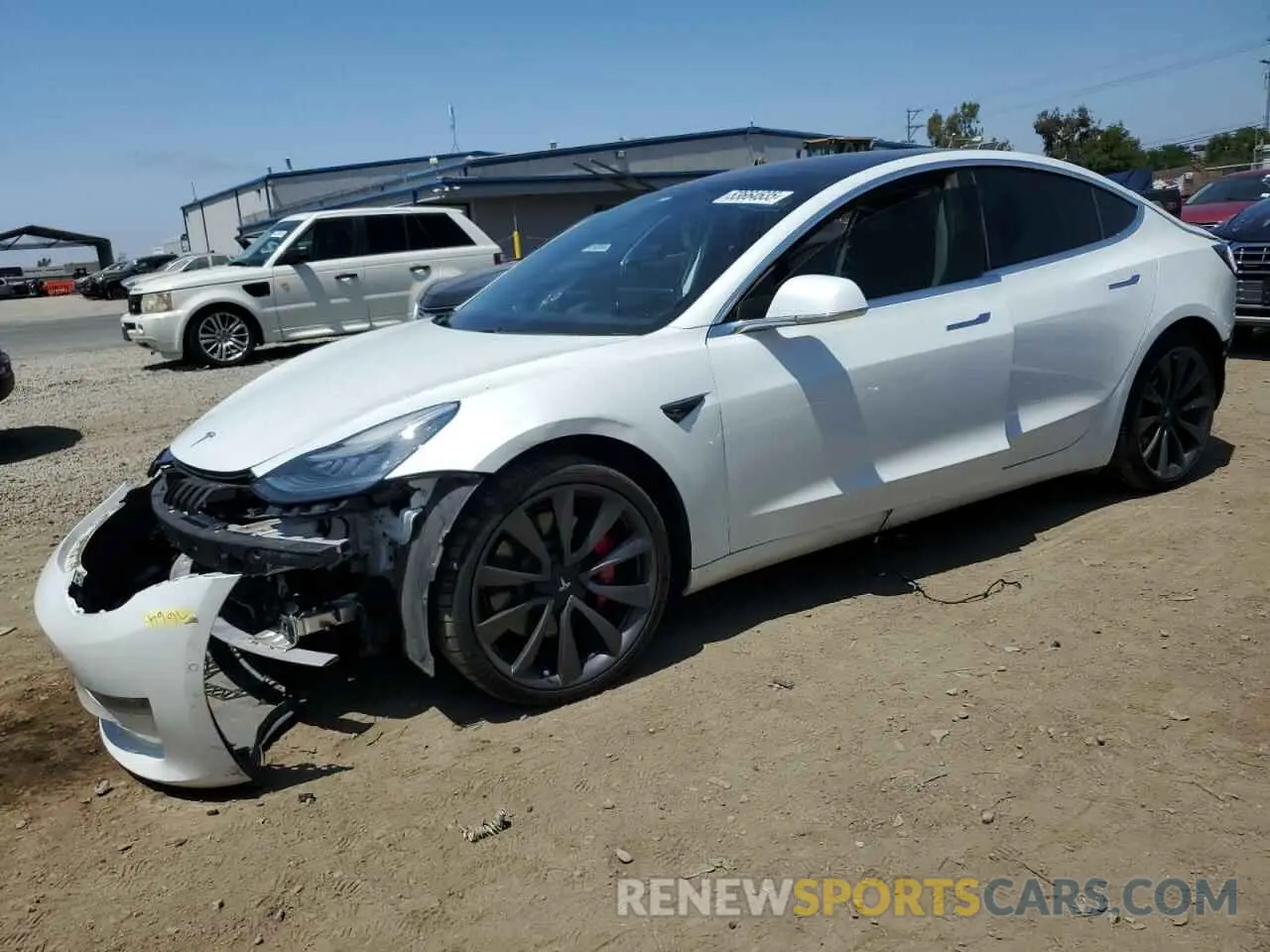 1 fotografías del automóvil dañado 5YJ3E1EC1LF736281 TESLA MODEL 3 2020