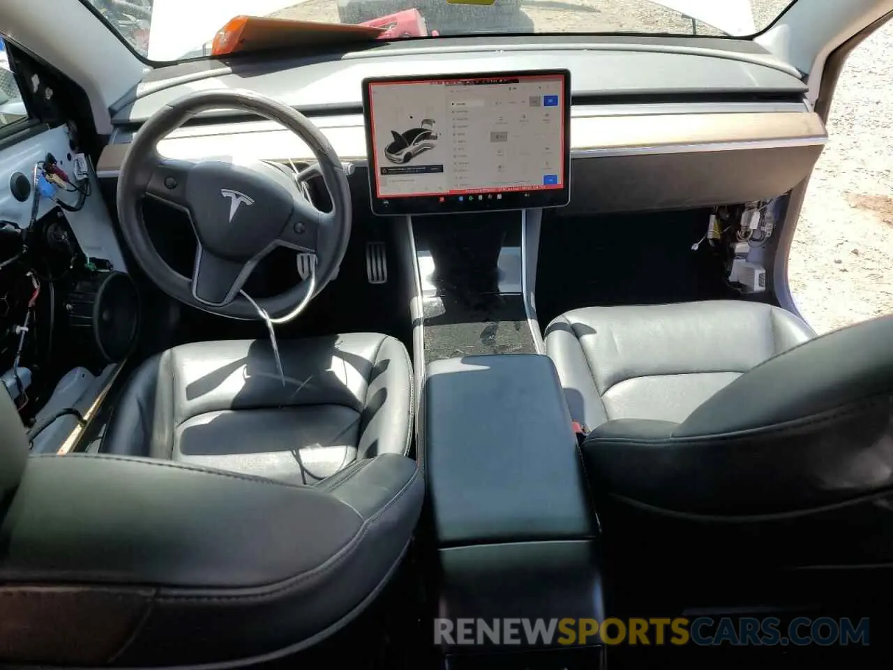 8 fotografías del automóvil dañado 5YJ3E1EC1LF736281 TESLA MODEL 3 2020