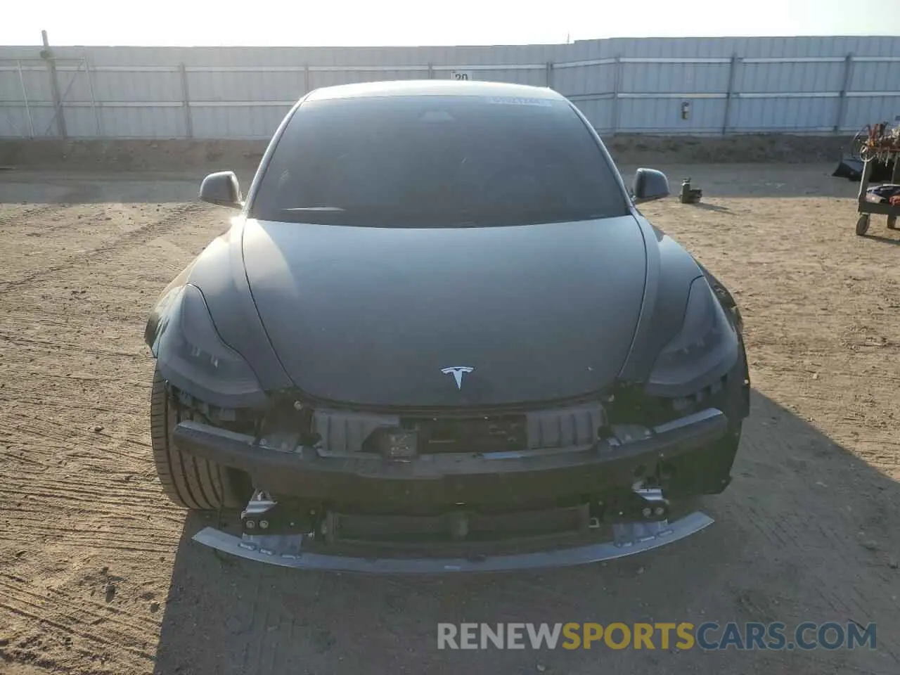 5 fotografías del automóvil dañado 5YJ3E1EC1LF742789 TESLA MODEL 3 2020