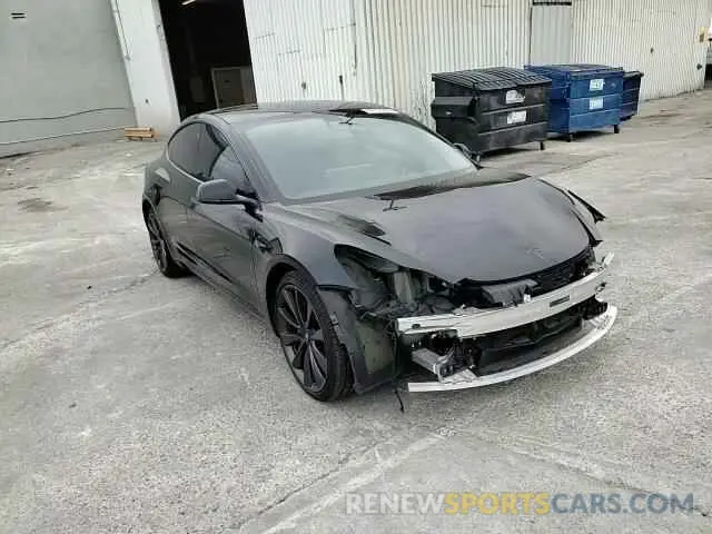 11 fotografías del automóvil dañado 5YJ3E1EC1LF746843 TESLA MODEL 3 2020