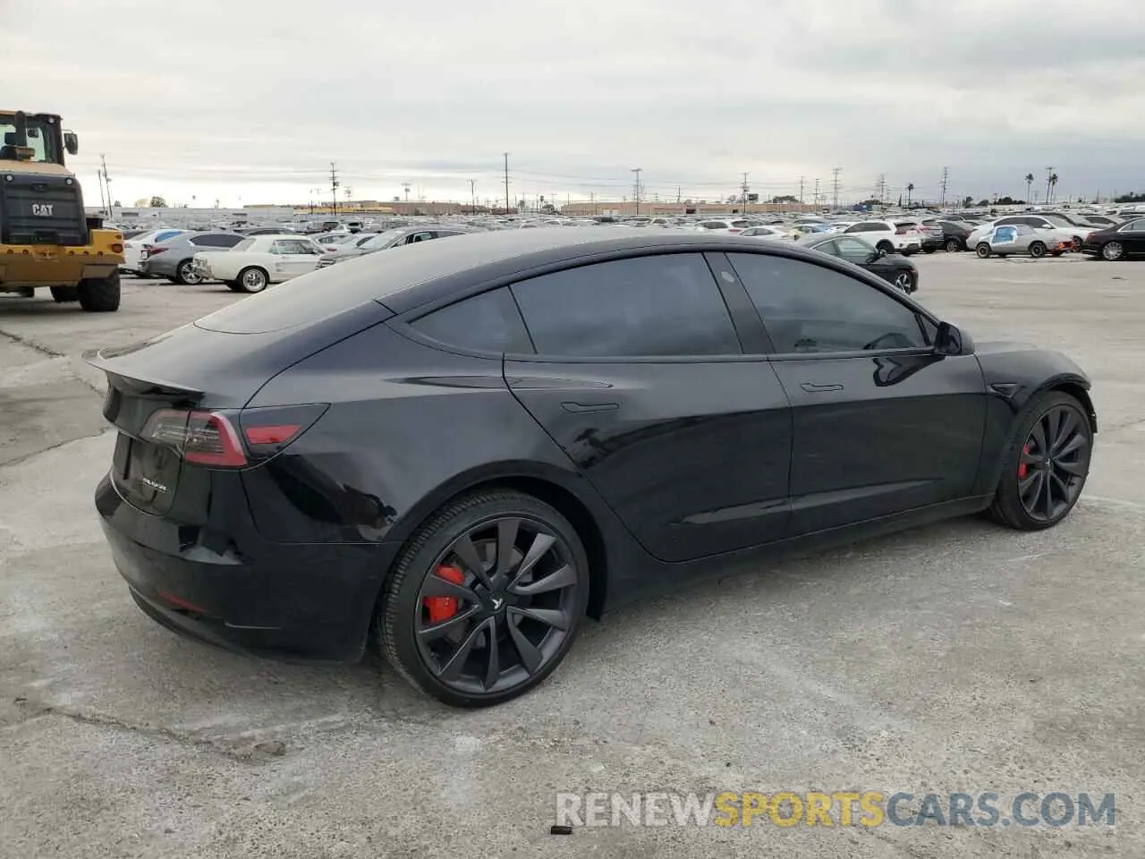 3 fotografías del automóvil dañado 5YJ3E1EC1LF746843 TESLA MODEL 3 2020