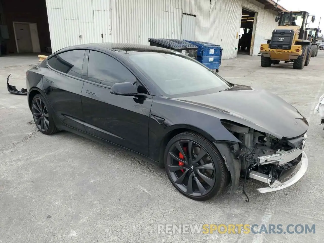 4 fotografías del automóvil dañado 5YJ3E1EC1LF746843 TESLA MODEL 3 2020