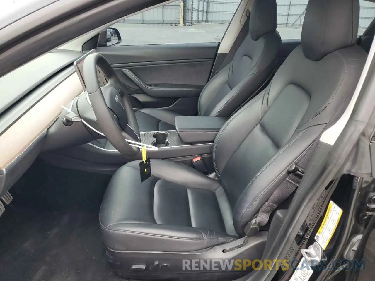 7 fotografías del automóvil dañado 5YJ3E1EC1LF746843 TESLA MODEL 3 2020