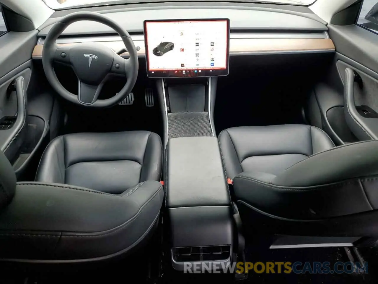 8 fotografías del automóvil dañado 5YJ3E1EC1LF746843 TESLA MODEL 3 2020