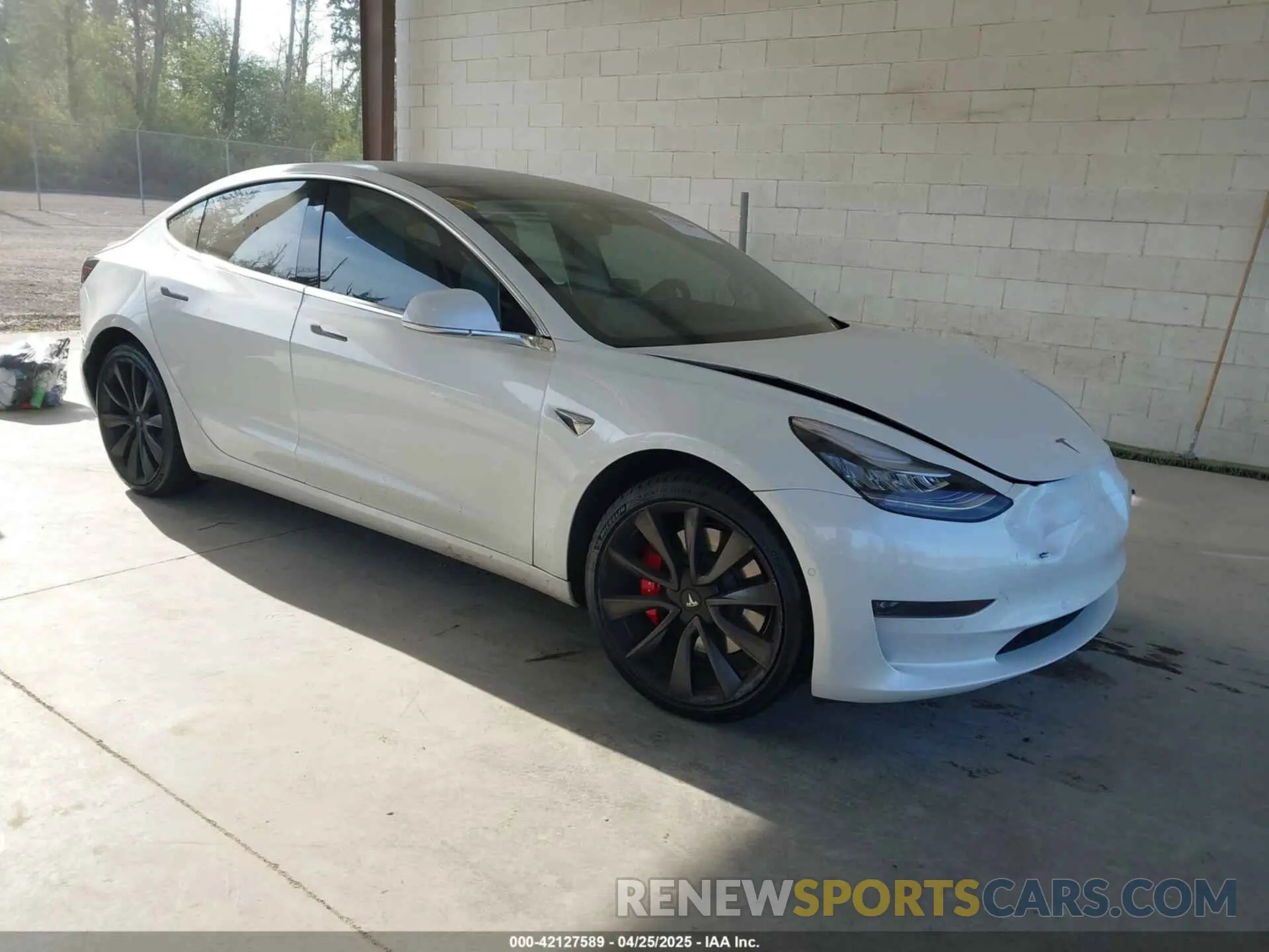1 fotografías del automóvil dañado 5YJ3E1EC2LF624900 TESLA MODEL 3 2020