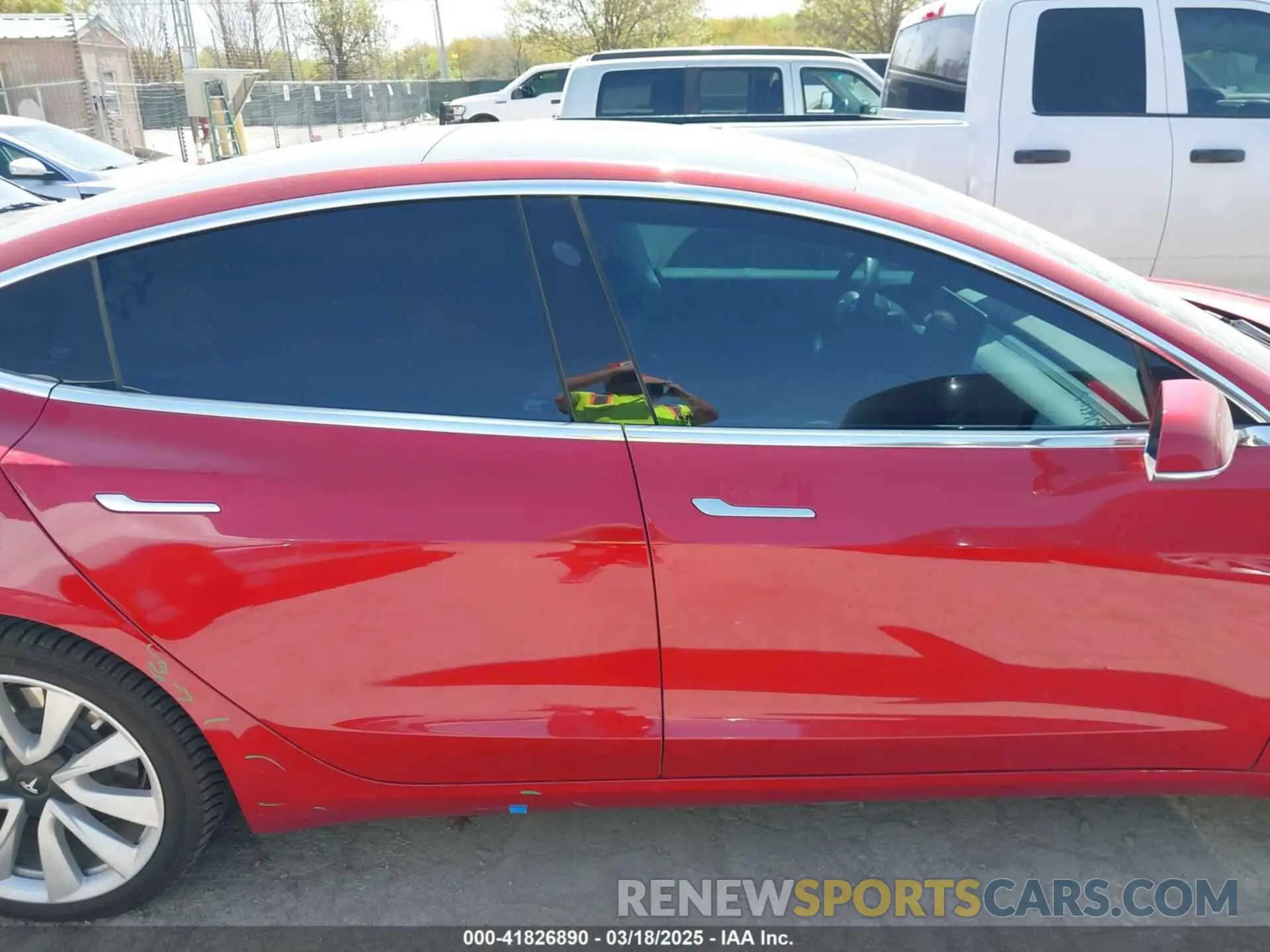 12 fotografías del automóvil dañado 5YJ3E1EC2LF647223 TESLA MODEL 3 2020