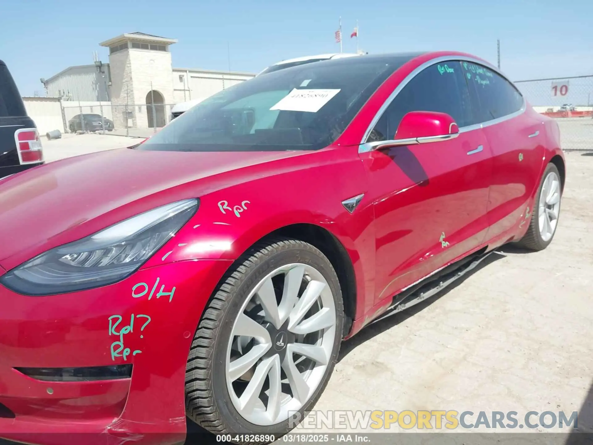 6 fotografías del automóvil dañado 5YJ3E1EC2LF647223 TESLA MODEL 3 2020