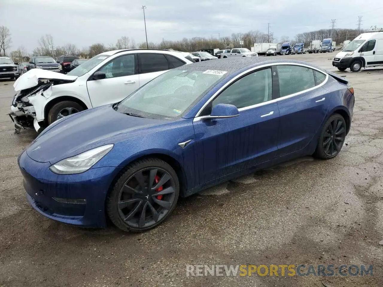 1 fotografías del automóvil dañado 5YJ3E1EC2LF669481 TESLA MODEL 3 2020