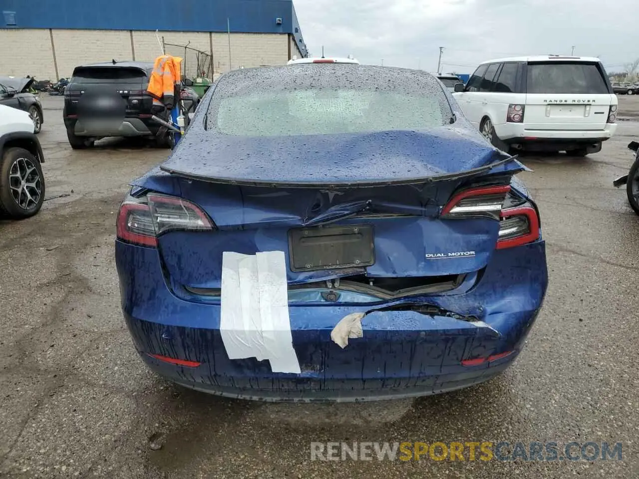 6 fotografías del automóvil dañado 5YJ3E1EC2LF669481 TESLA MODEL 3 2020