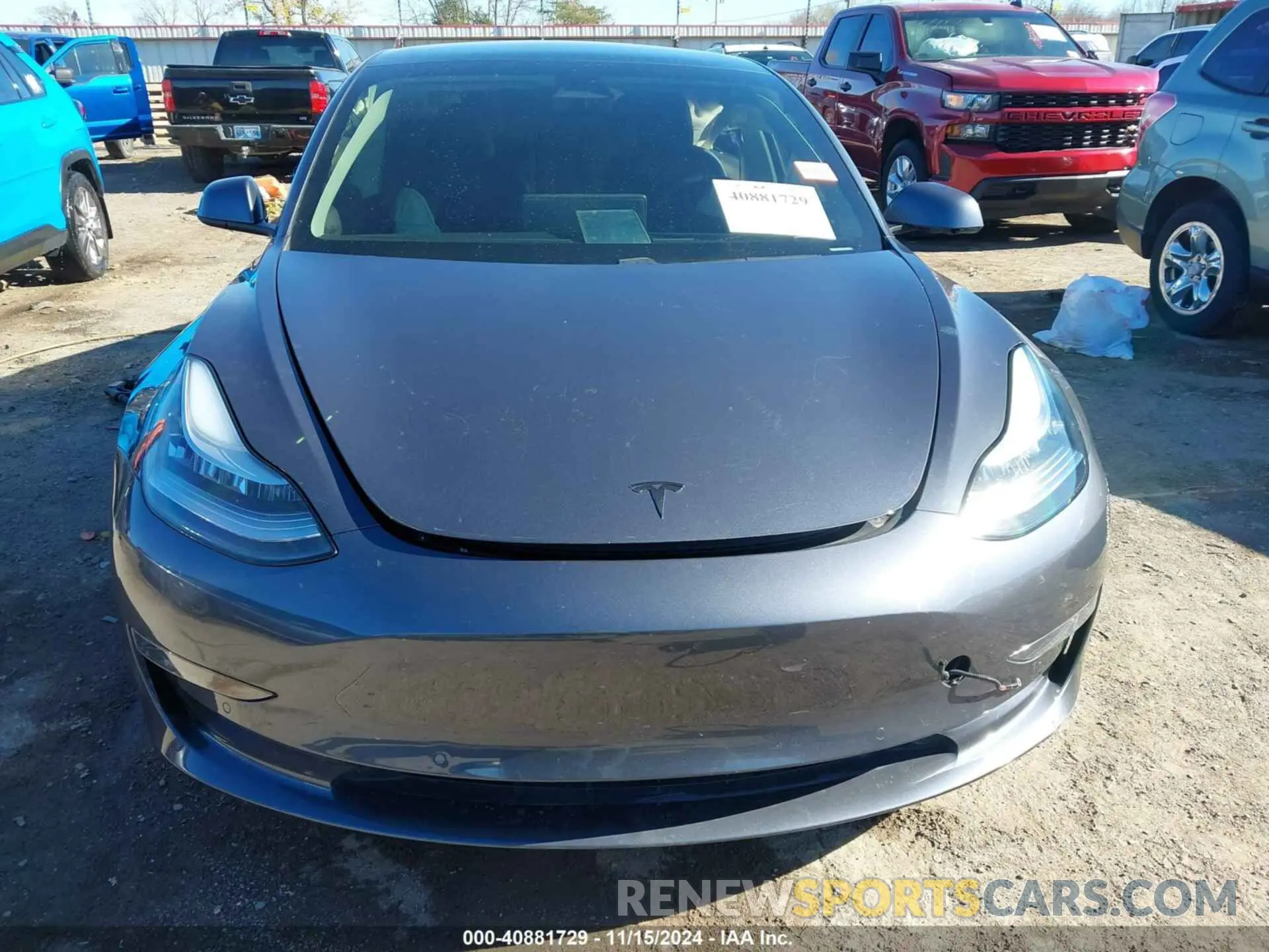 11 fotografías del automóvil dañado 5YJ3E1EC2LF713348 TESLA MODEL 3 2020