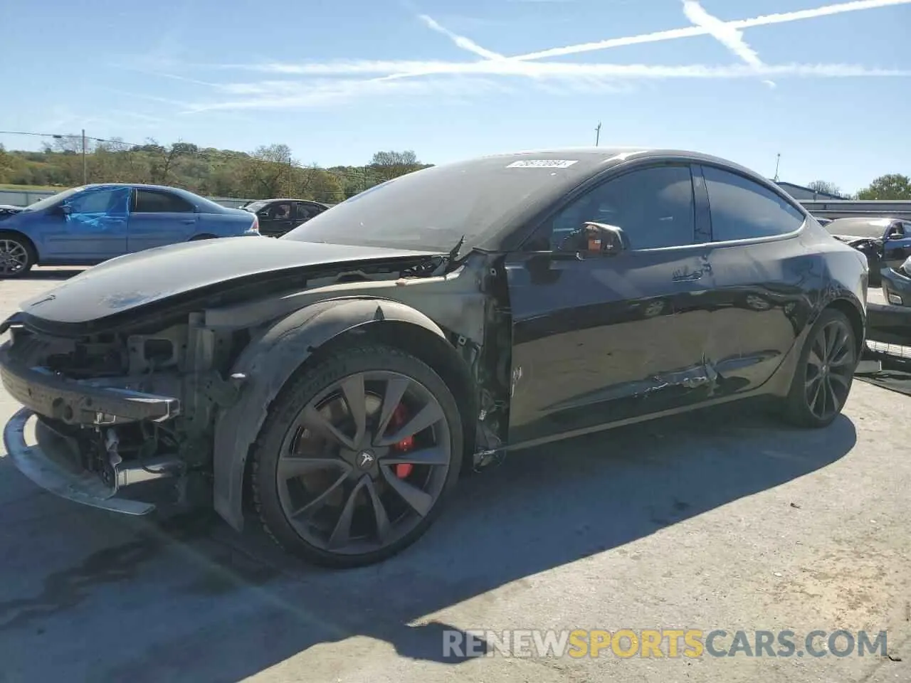 1 fotografías del automóvil dañado 5YJ3E1EC2LF742915 TESLA MODEL 3 2020
