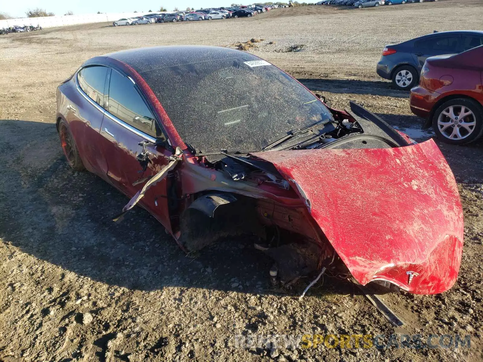 1 fotografías del automóvil dañado 5YJ3E1EC2LF791712 TESLA MODEL 3 2020