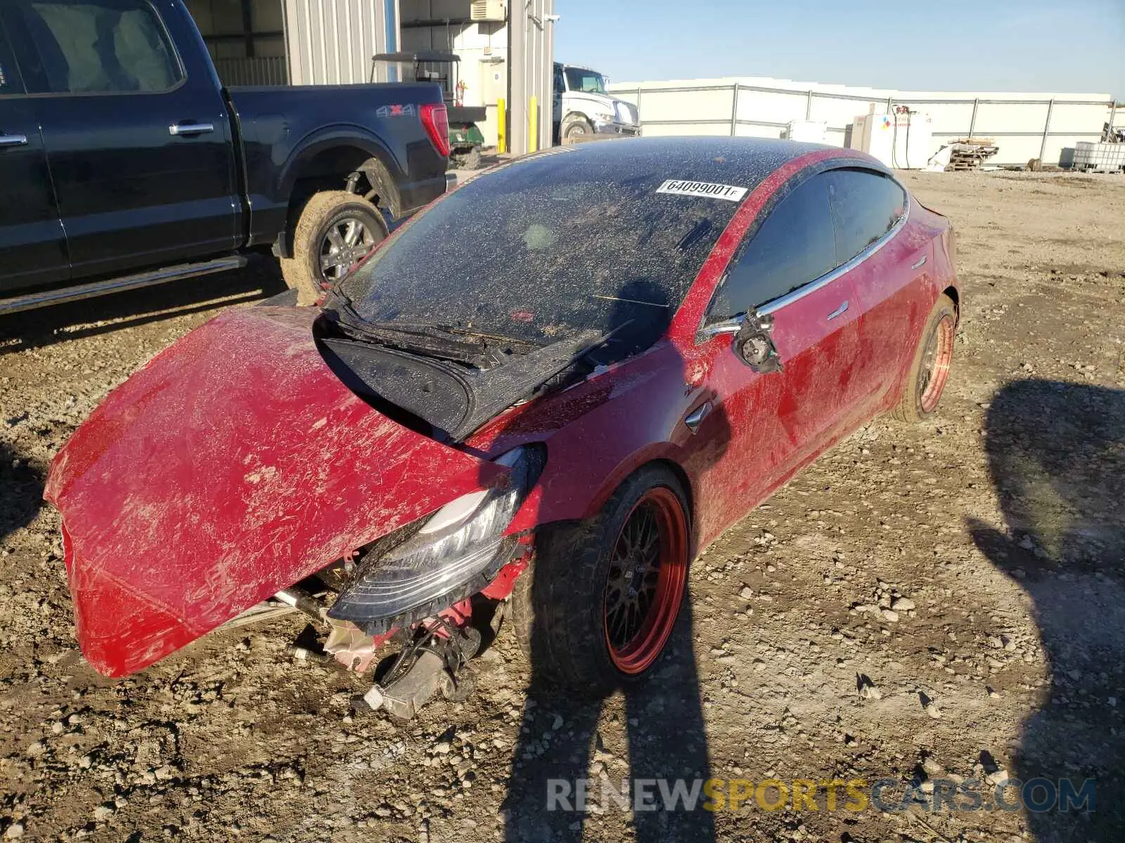 2 fotografías del automóvil dañado 5YJ3E1EC2LF791712 TESLA MODEL 3 2020