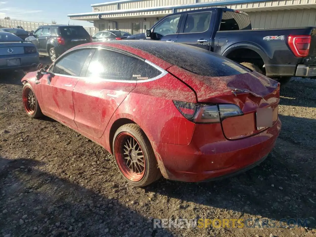 3 fotografías del automóvil dañado 5YJ3E1EC2LF791712 TESLA MODEL 3 2020