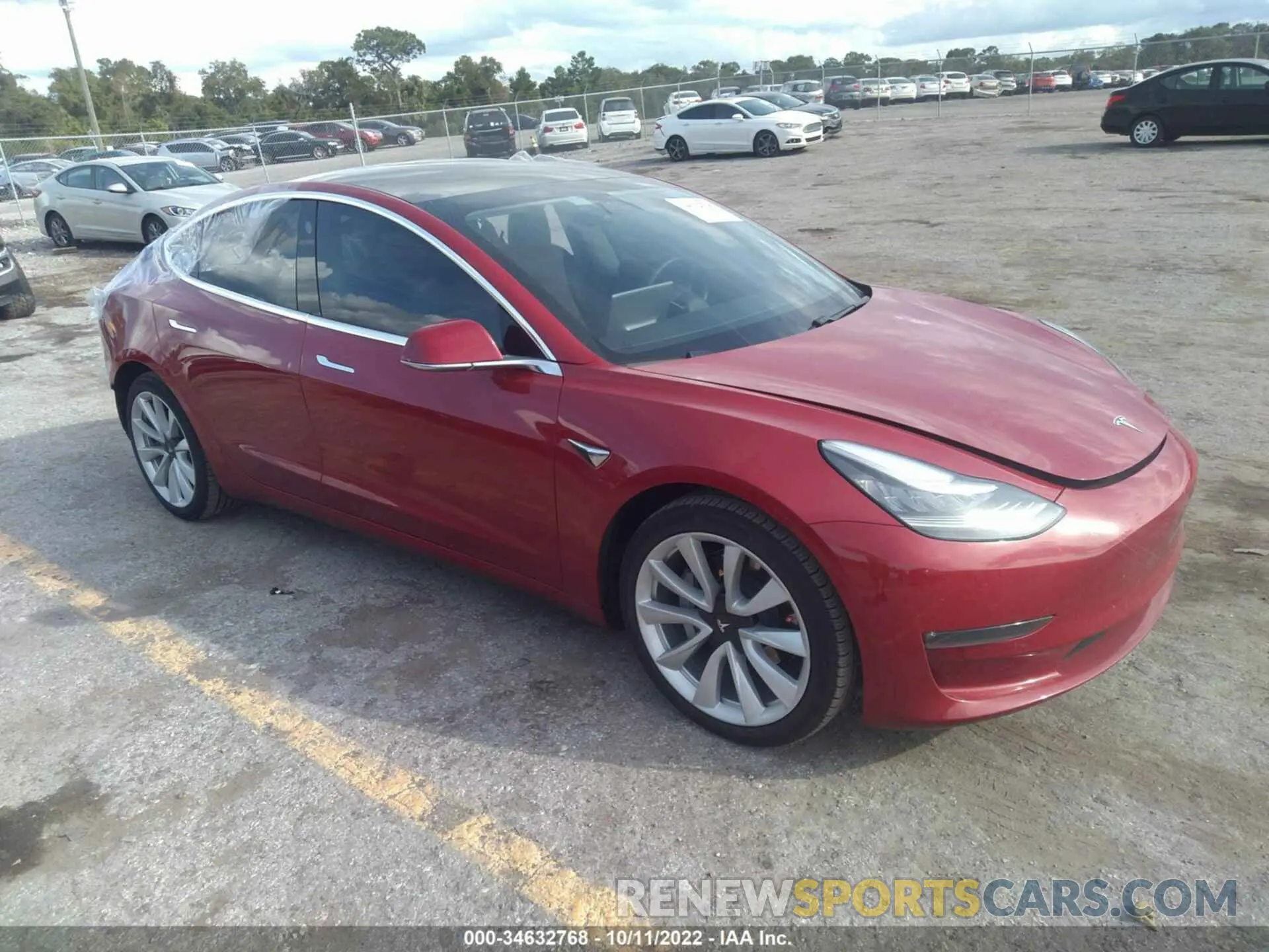 1 fotografías del automóvil dañado 5YJ3E1EC3LF586769 TESLA MODEL 3 2020