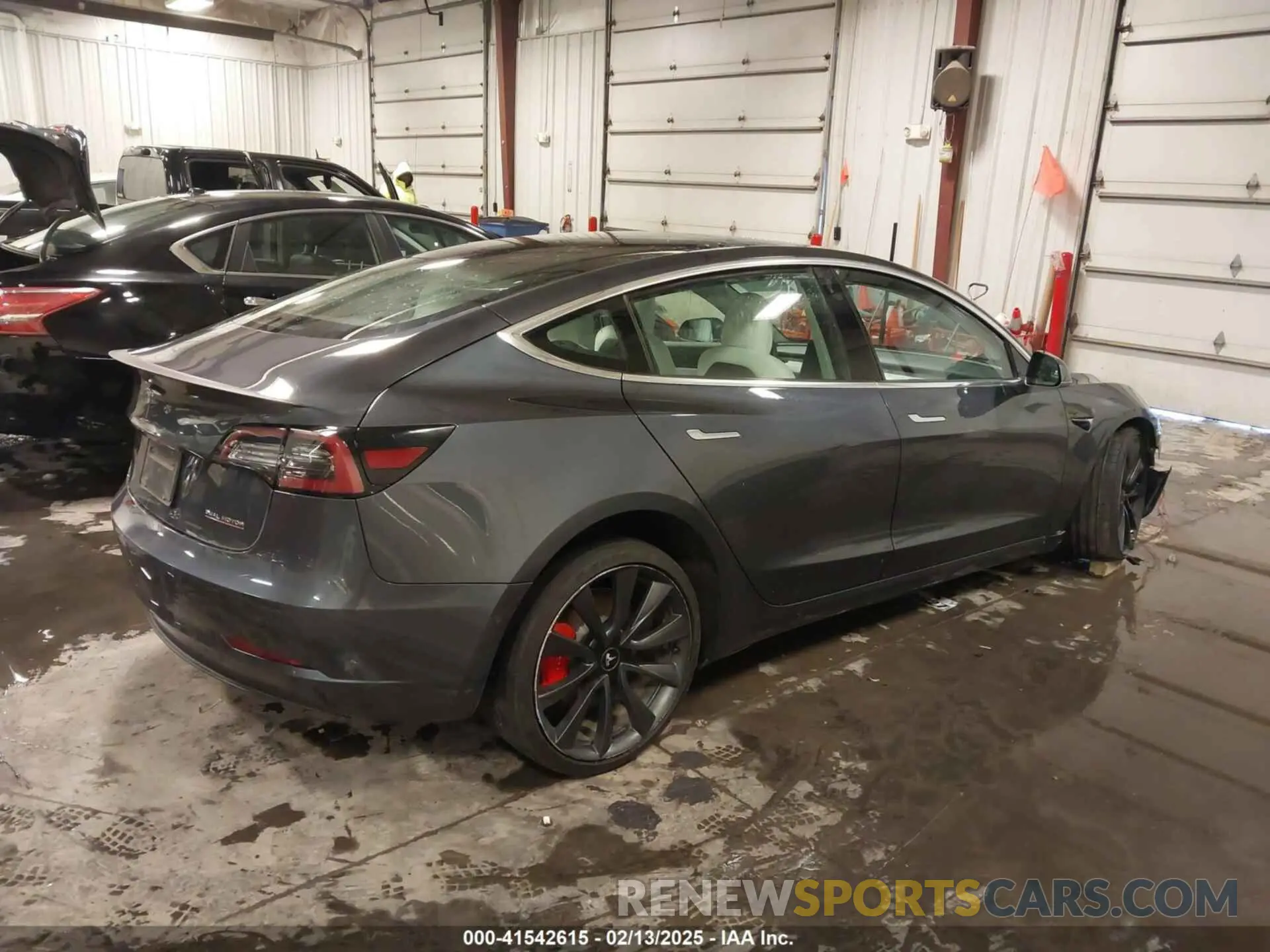 4 fotografías del automóvil dañado 5YJ3E1EC3LF641768 TESLA MODEL 3 2020