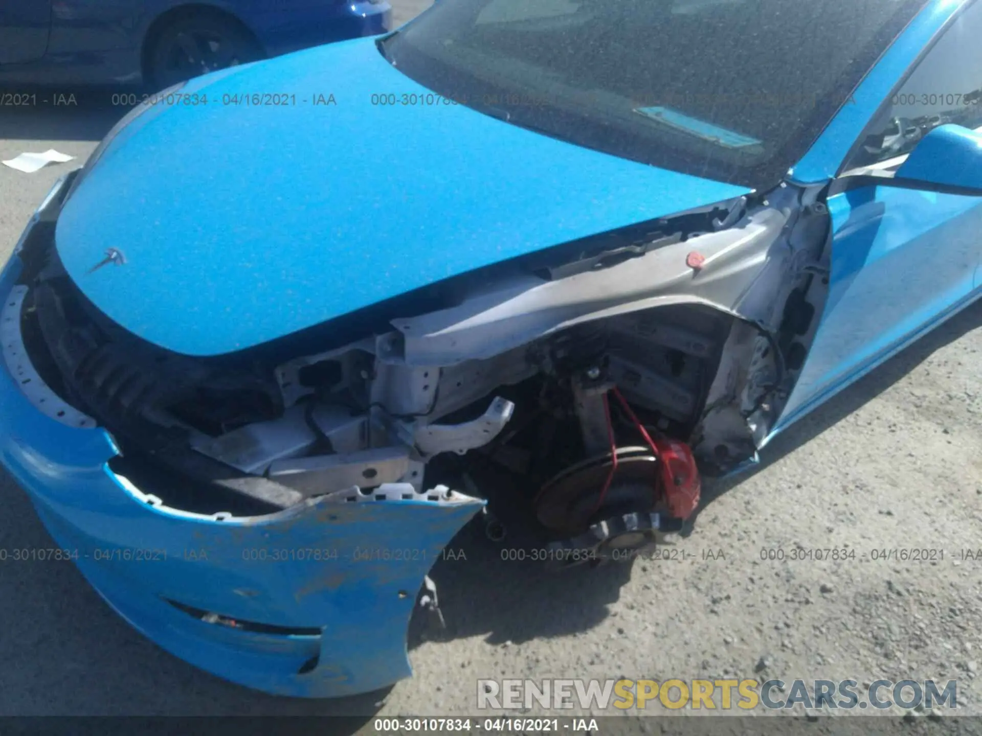 6 fotografías del automóvil dañado 5YJ3E1EC3LF719465 TESLA MODEL 3 2020