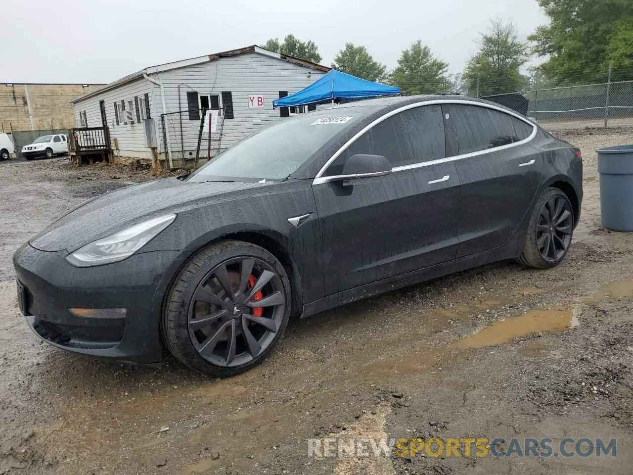 1 fotografías del automóvil dañado 5YJ3E1EC3LF791637 TESLA MODEL 3 2020
